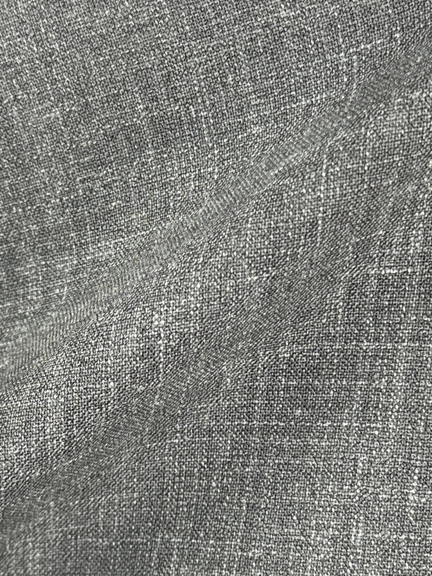 Isaia Taupe Wool, Silk and Linen Suit