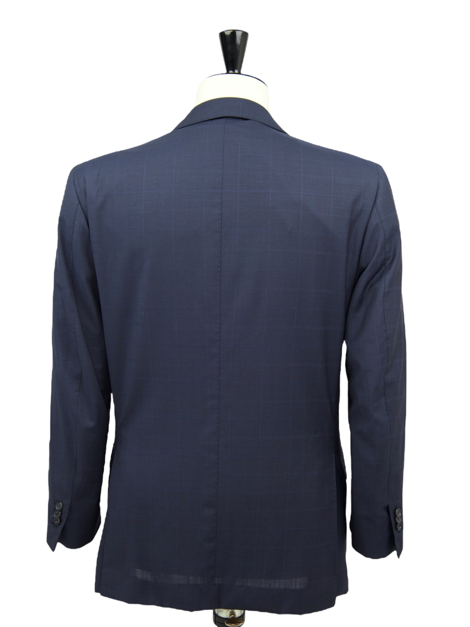 Cesare Attolini Blue Super 150's Windowpane Suit