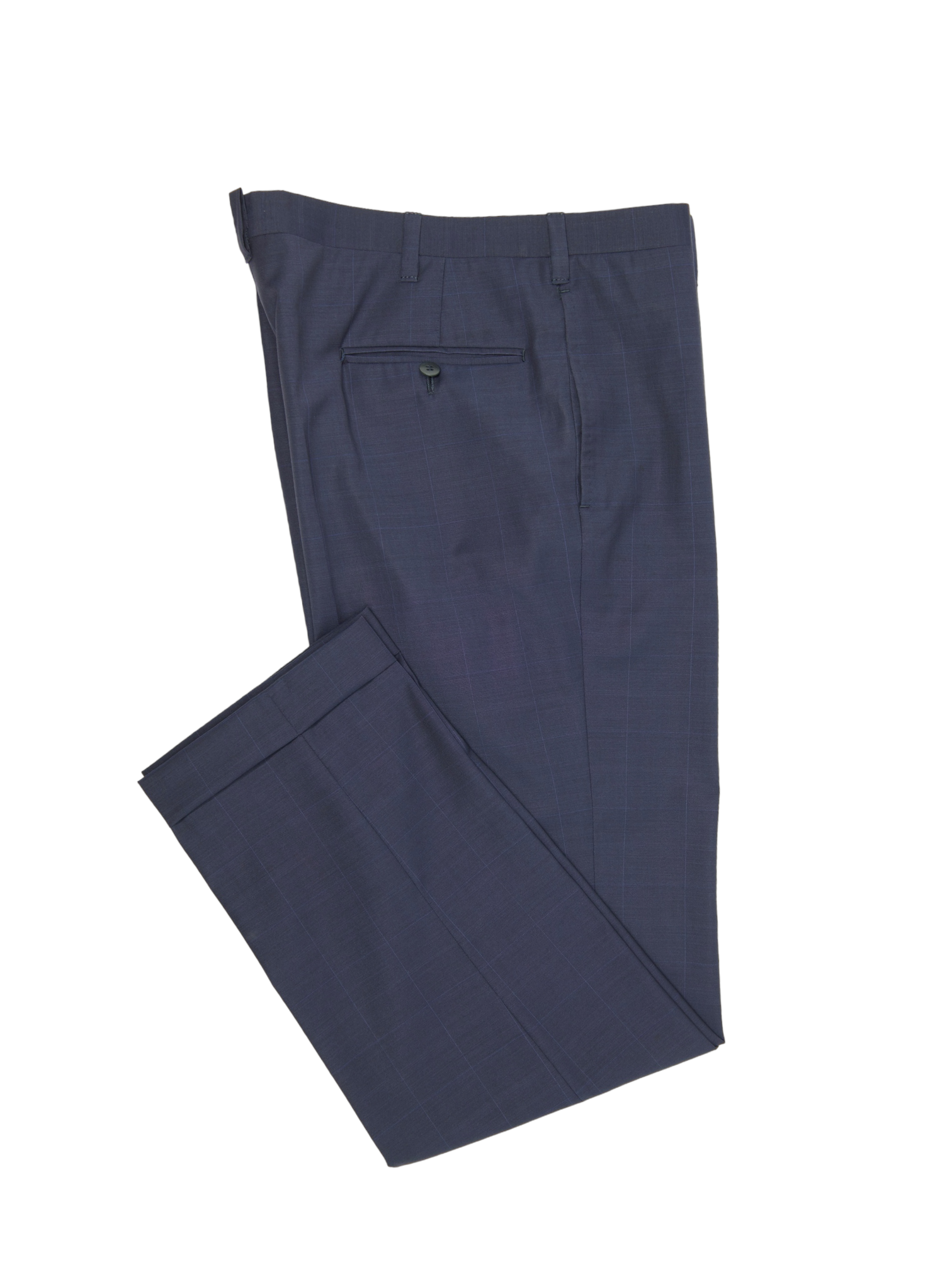 Cesare Attolini Blue Super 150's Windowpane Suit