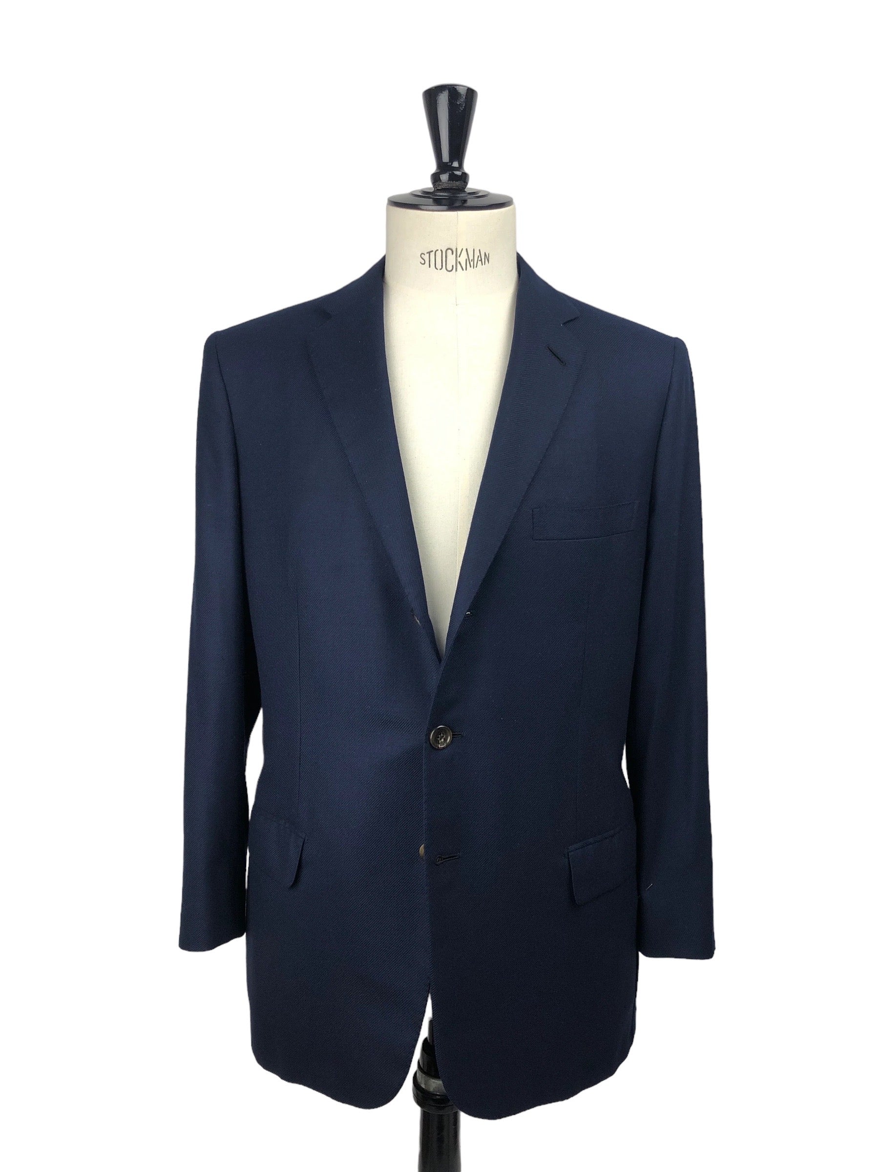 Brioni Navy Blue Super 170's Jacket