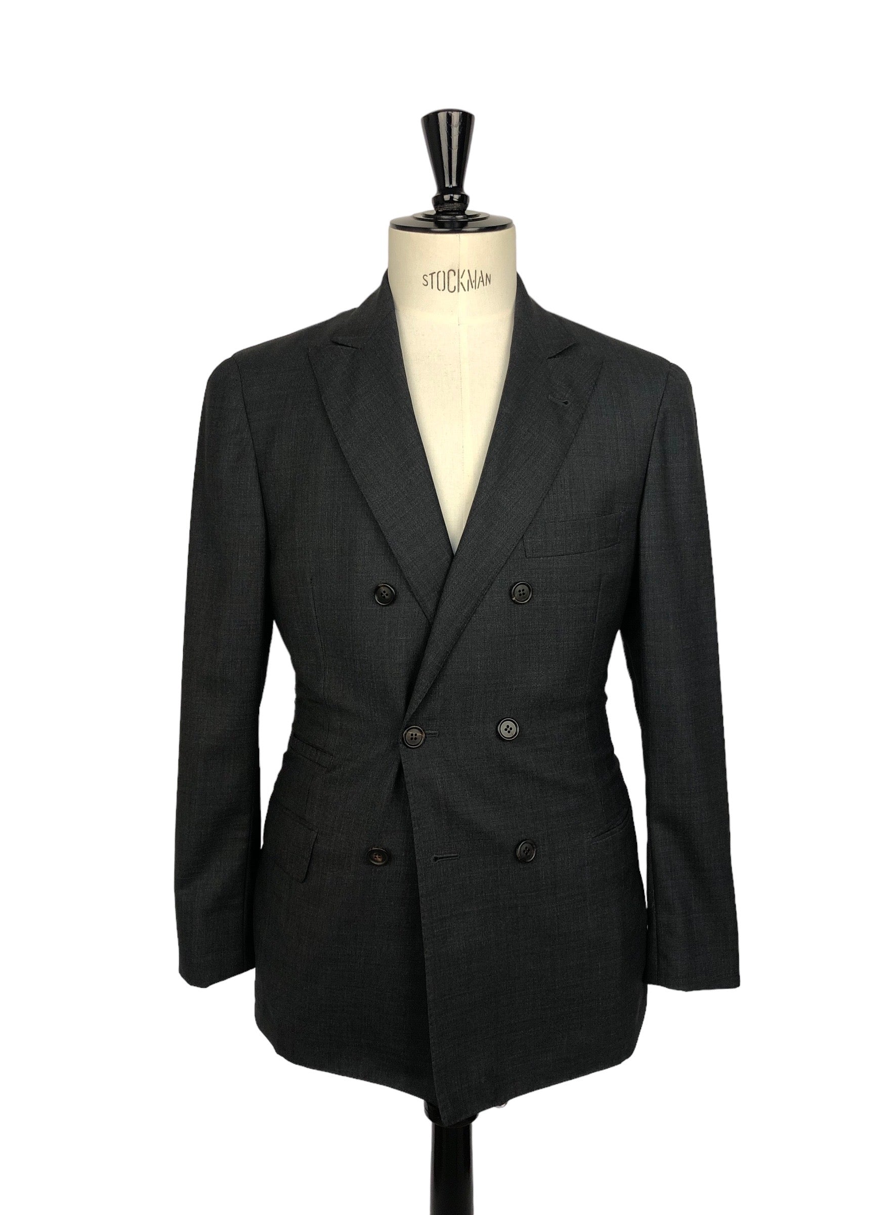 Brunello Cucinelli Grey Double Breasted Jacket