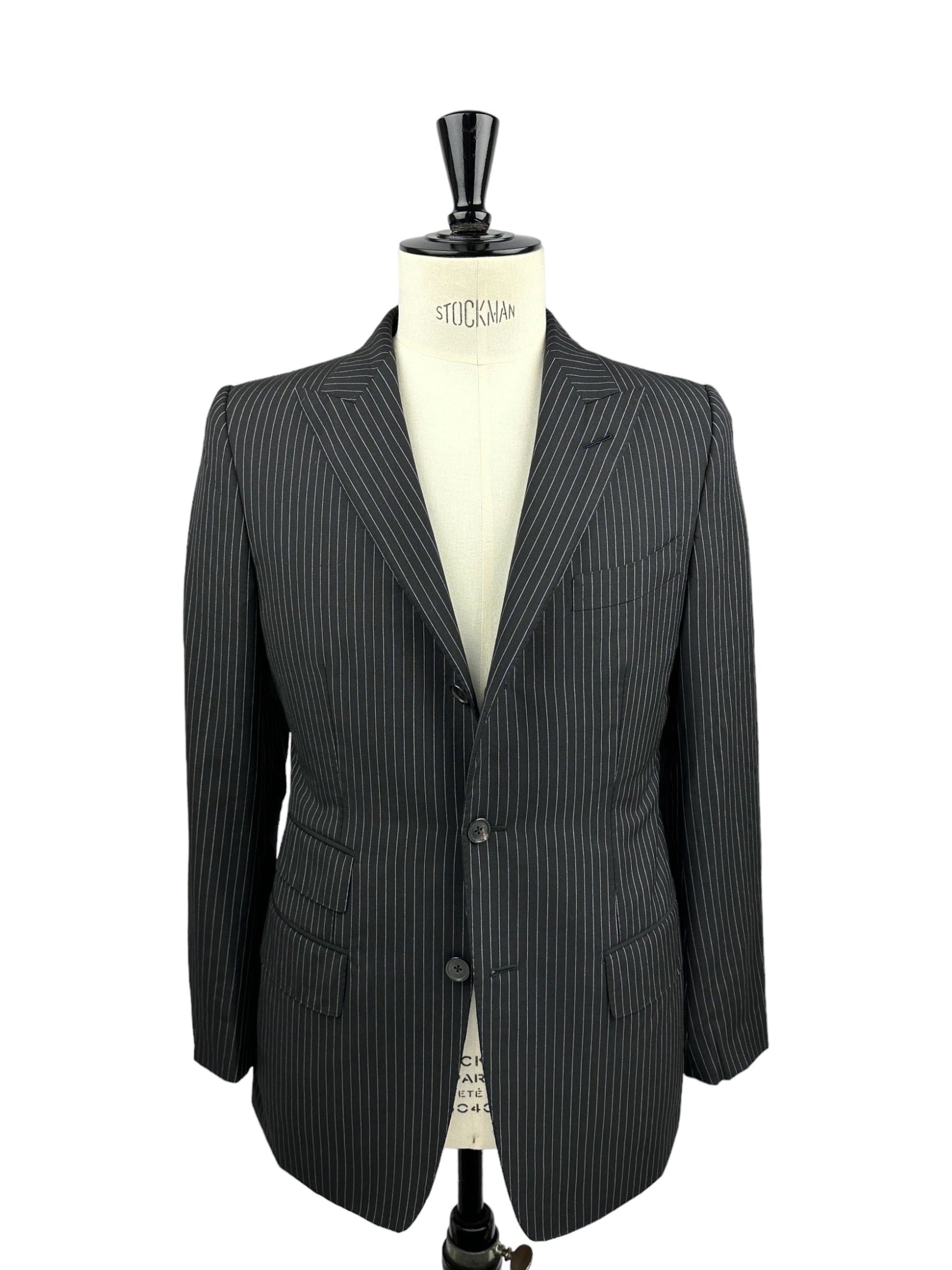 Tom Ford Men's Pinstripe Jacket Blue