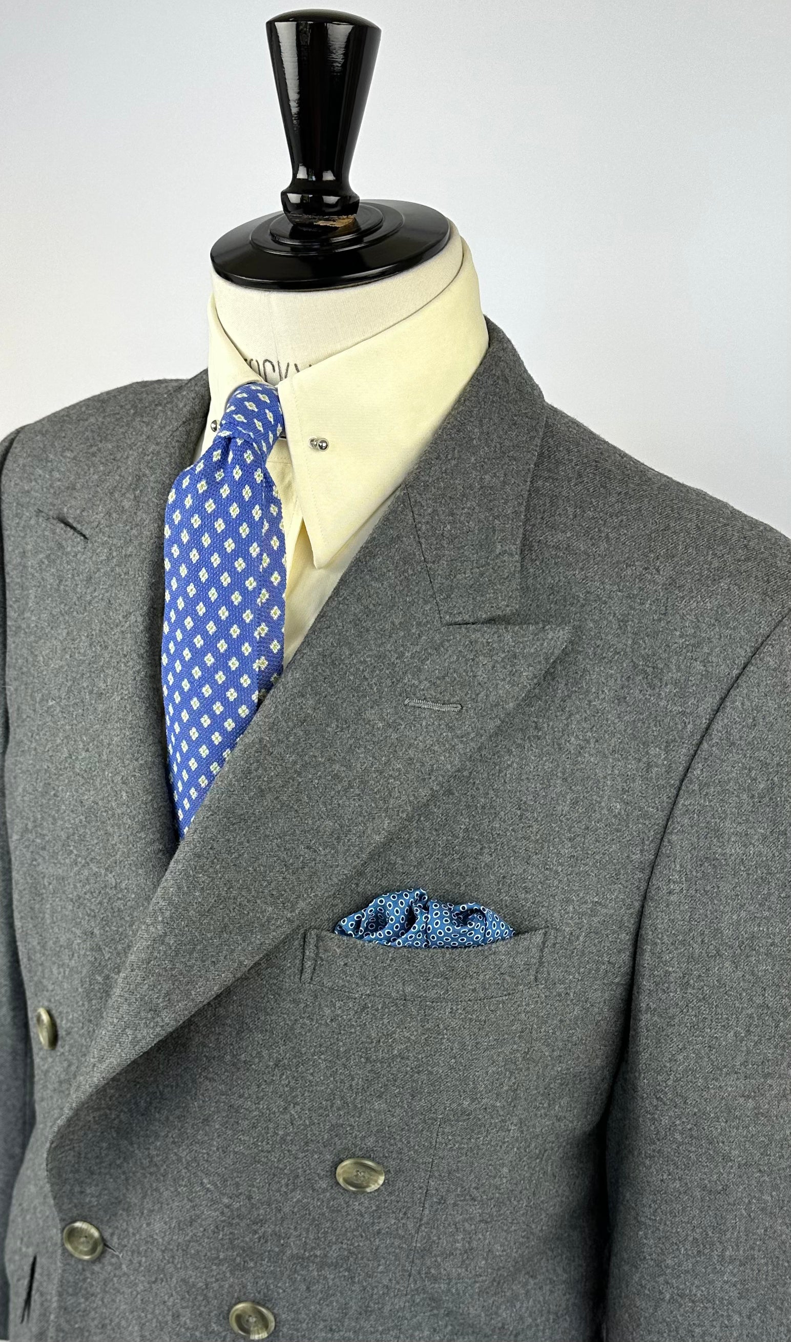 Edward Sexton Vintage Double-Breasted Flannel Jacket