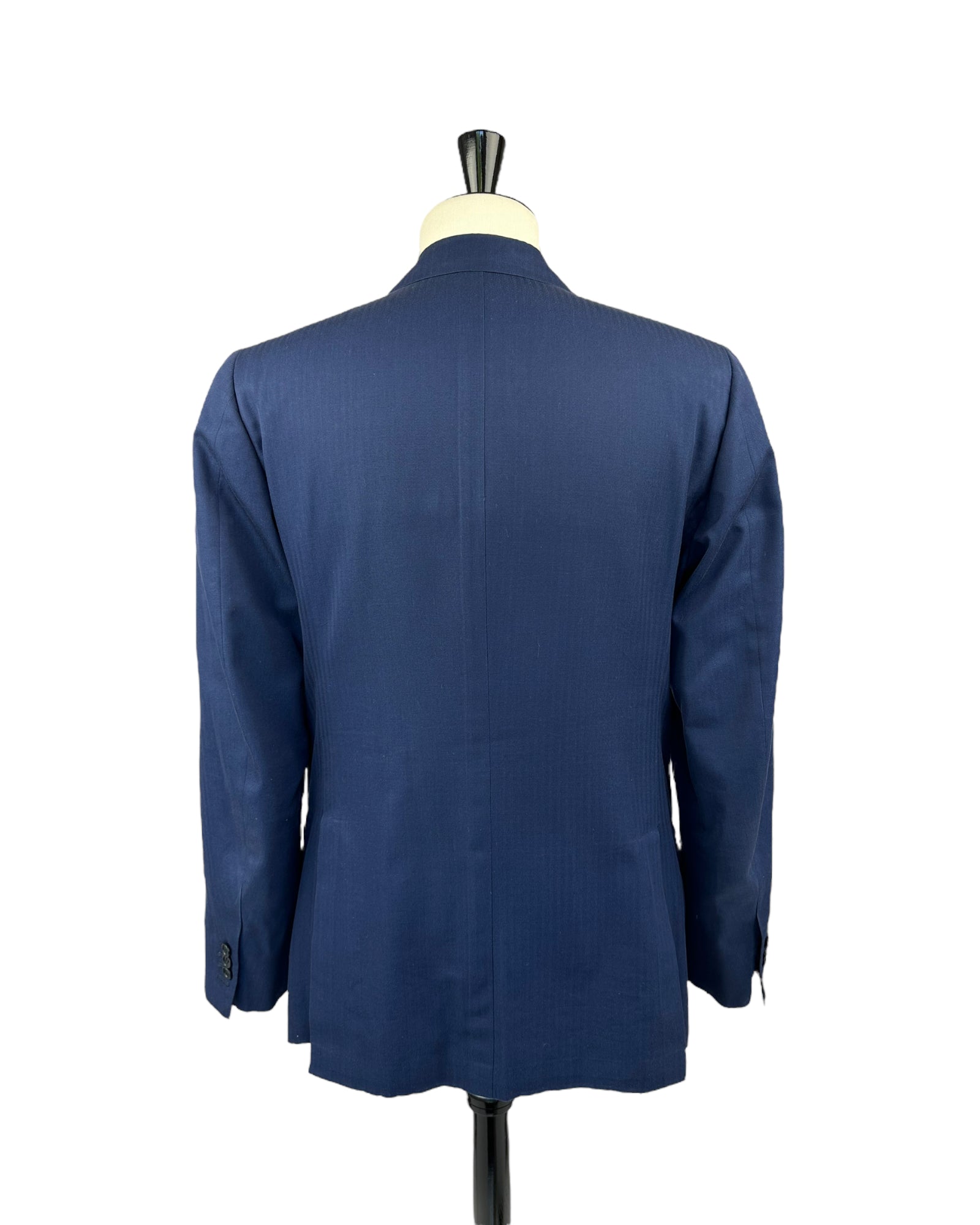 Kiton Blue Double Breasted Summer Solaro Suit