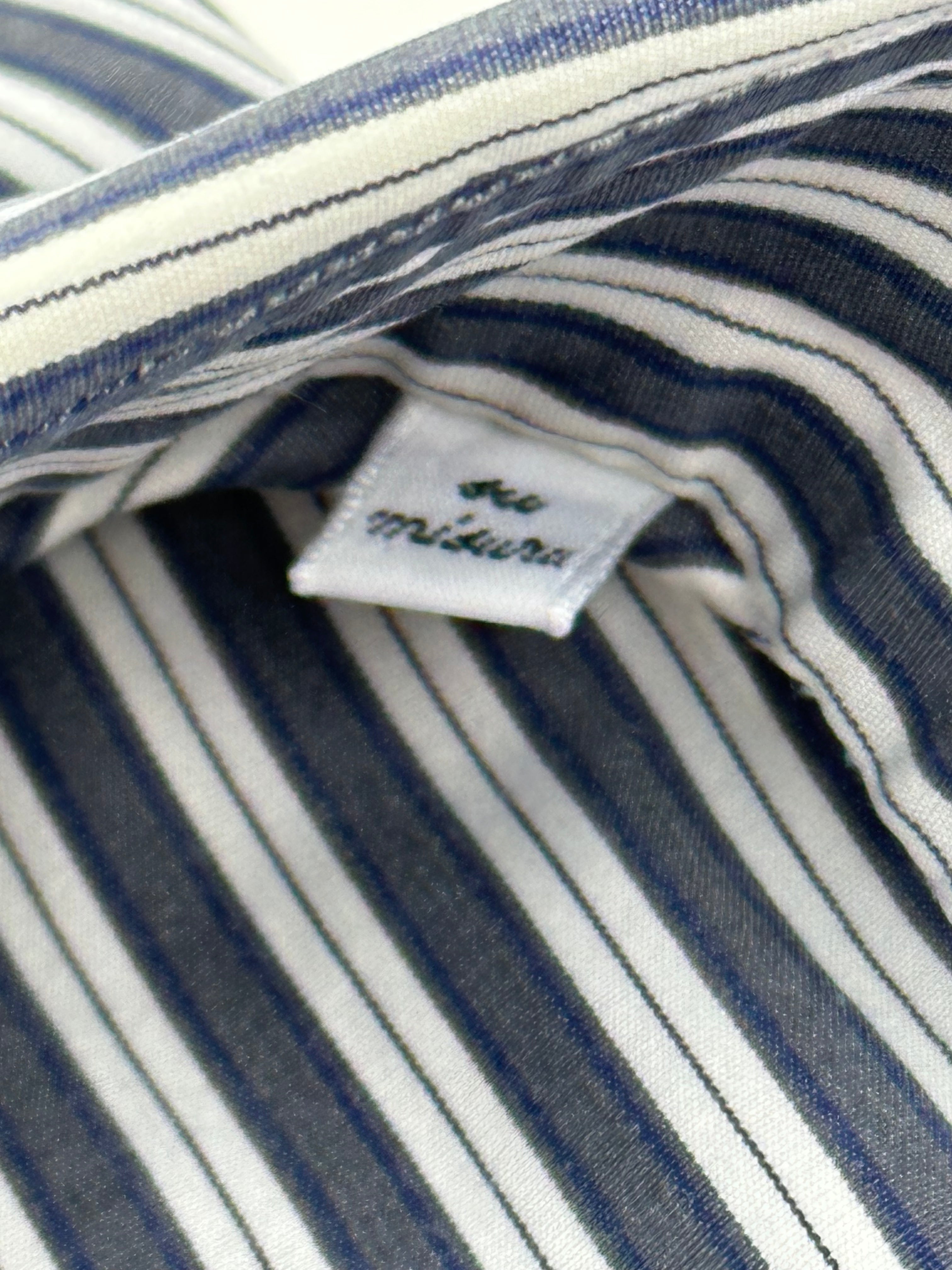 Kiton Navy Bengal Stripe Shirt