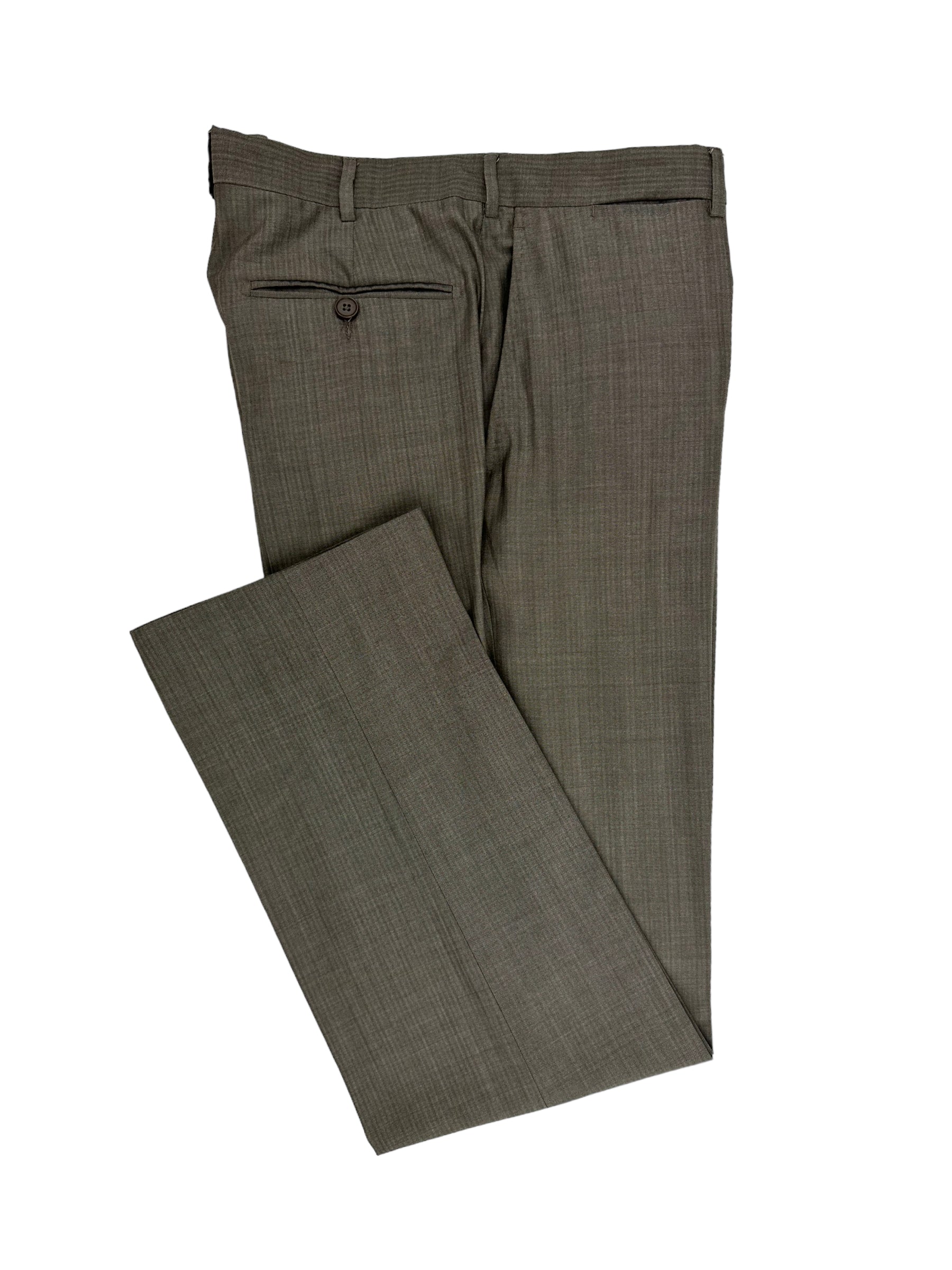 Ermenegildo Zegna Taupe Silk Blend Suit