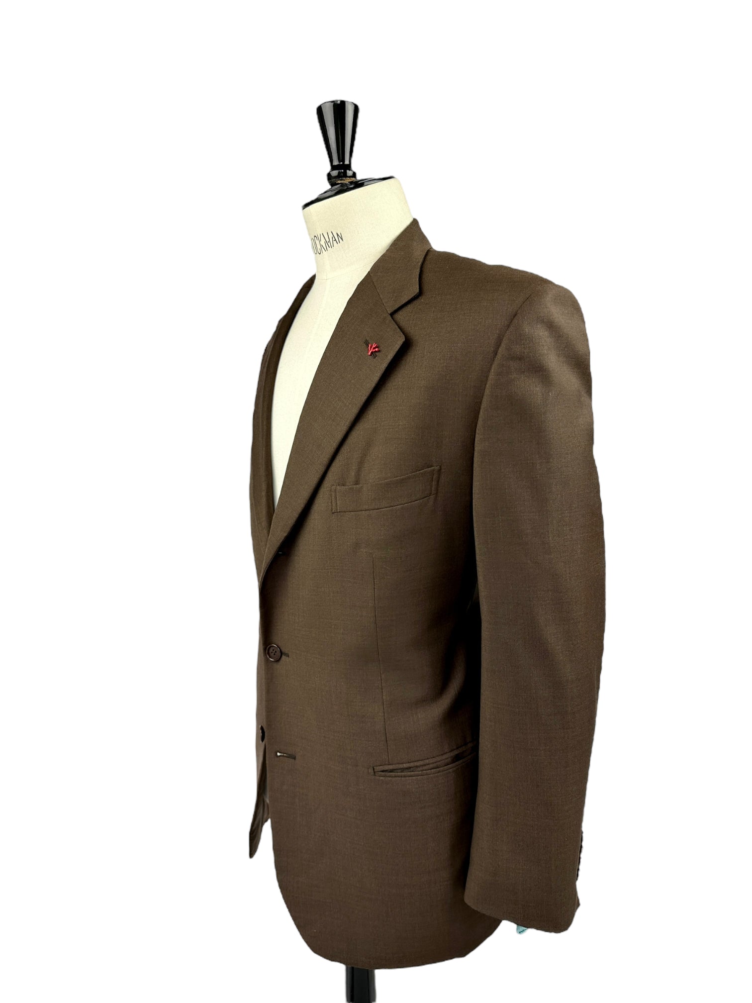 Isaia chocoladebruine jas