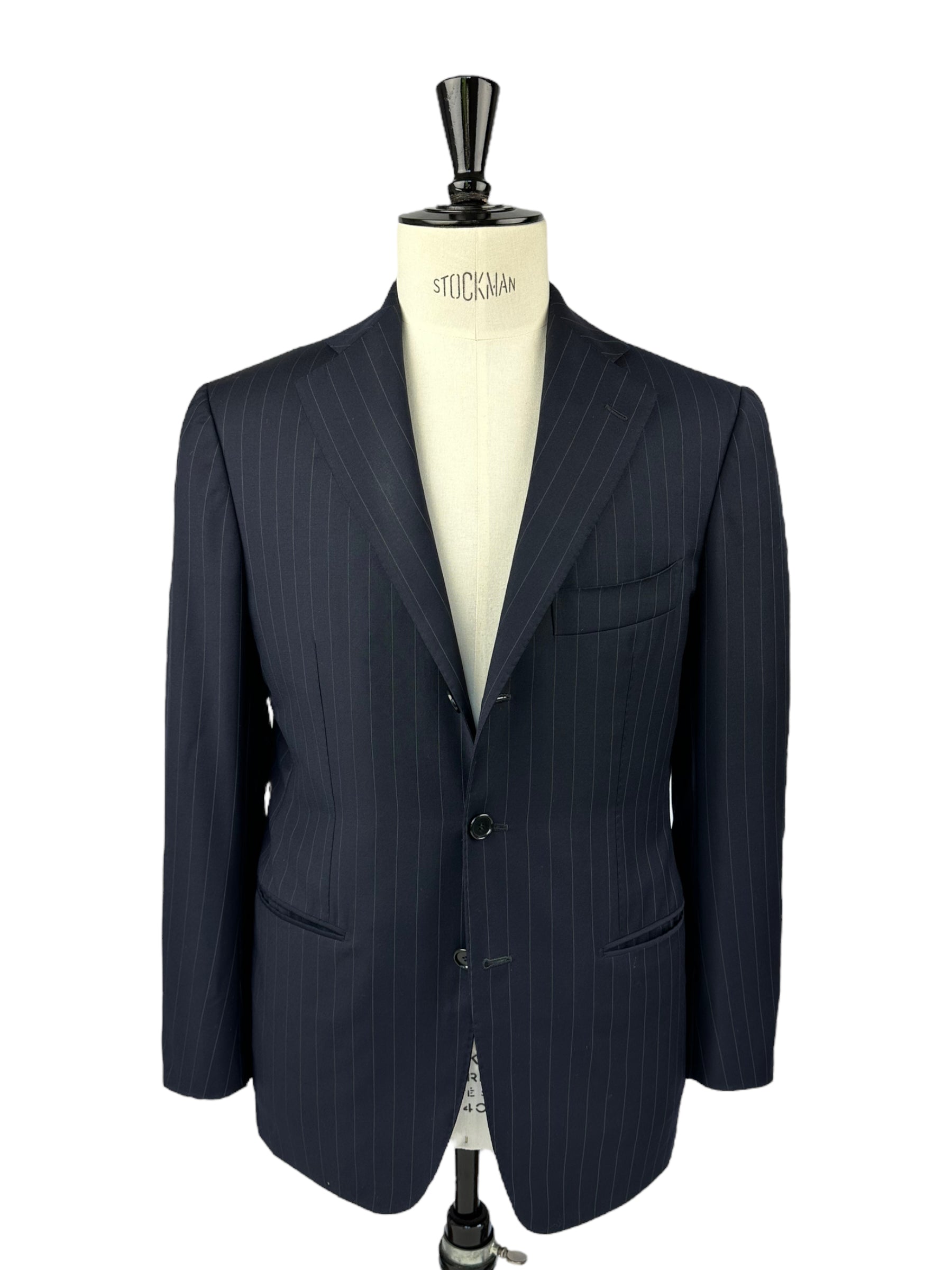 Cesare Attolini Blue Pinstripe Suit