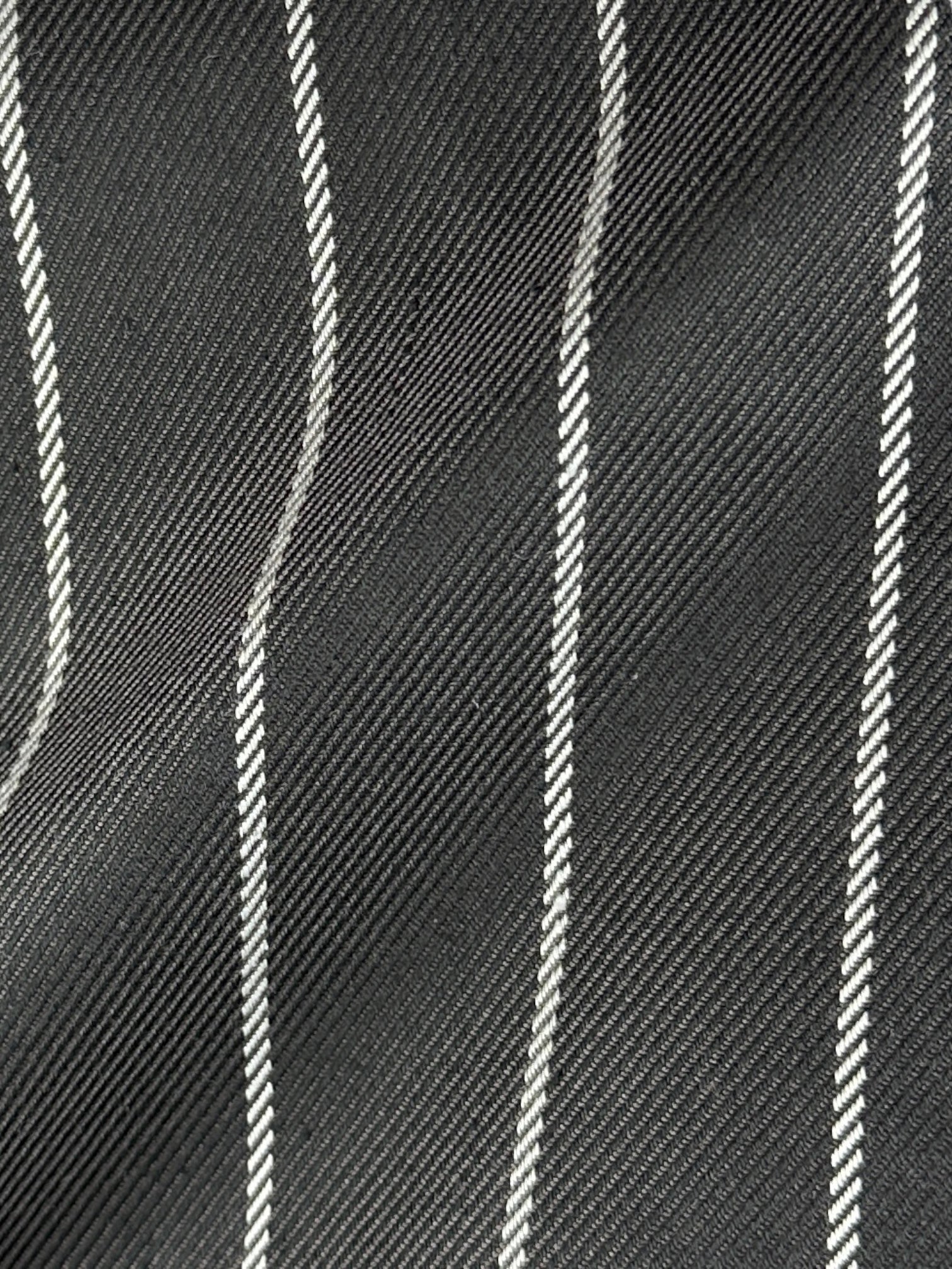 Tom Ford Dark Brown Chalk-Stripe Silk Suit