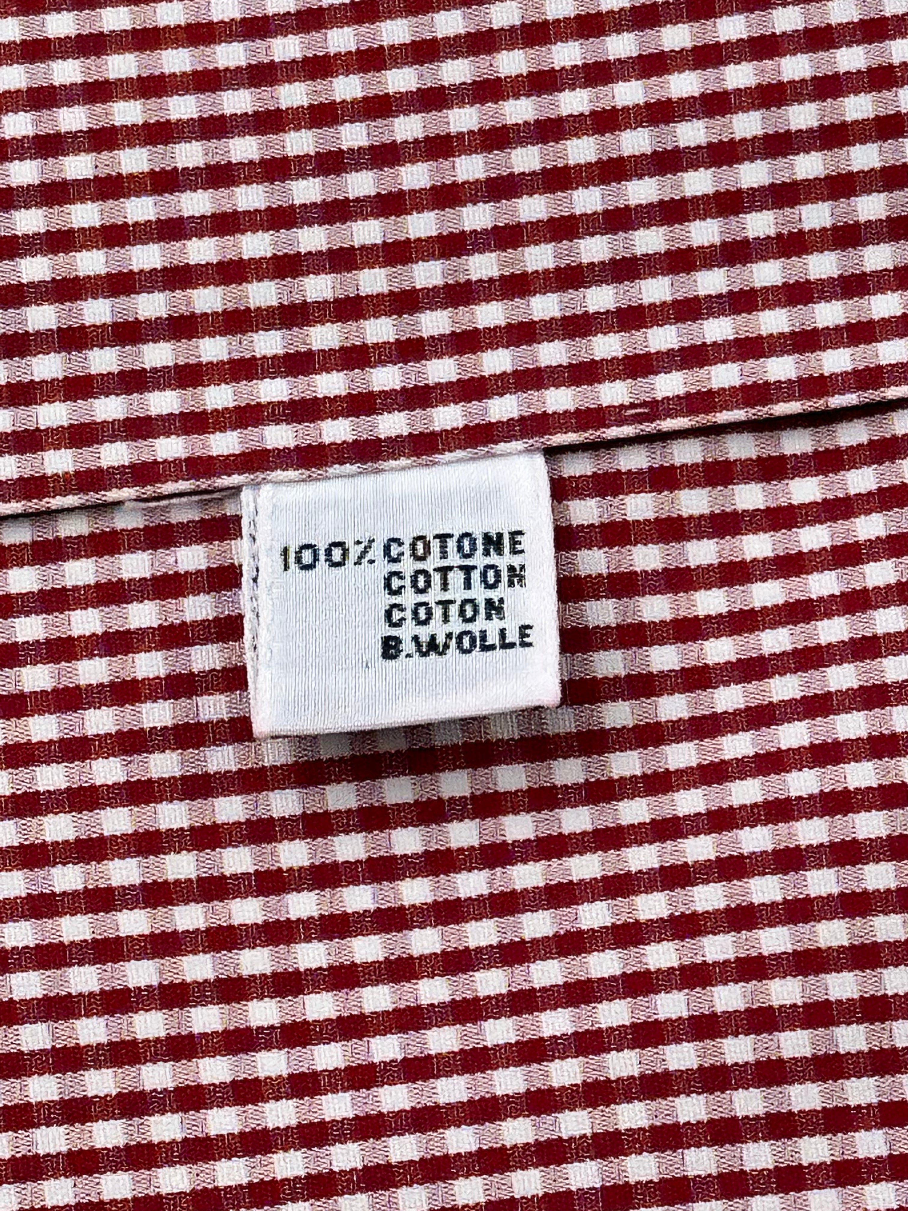 Kiton Gingham Check Shirt
