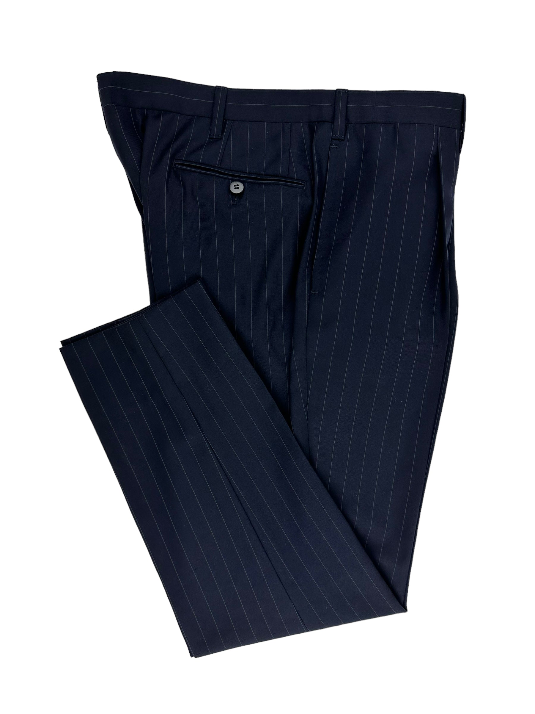 Cesare Attolini Blue Pinstripe Suit
