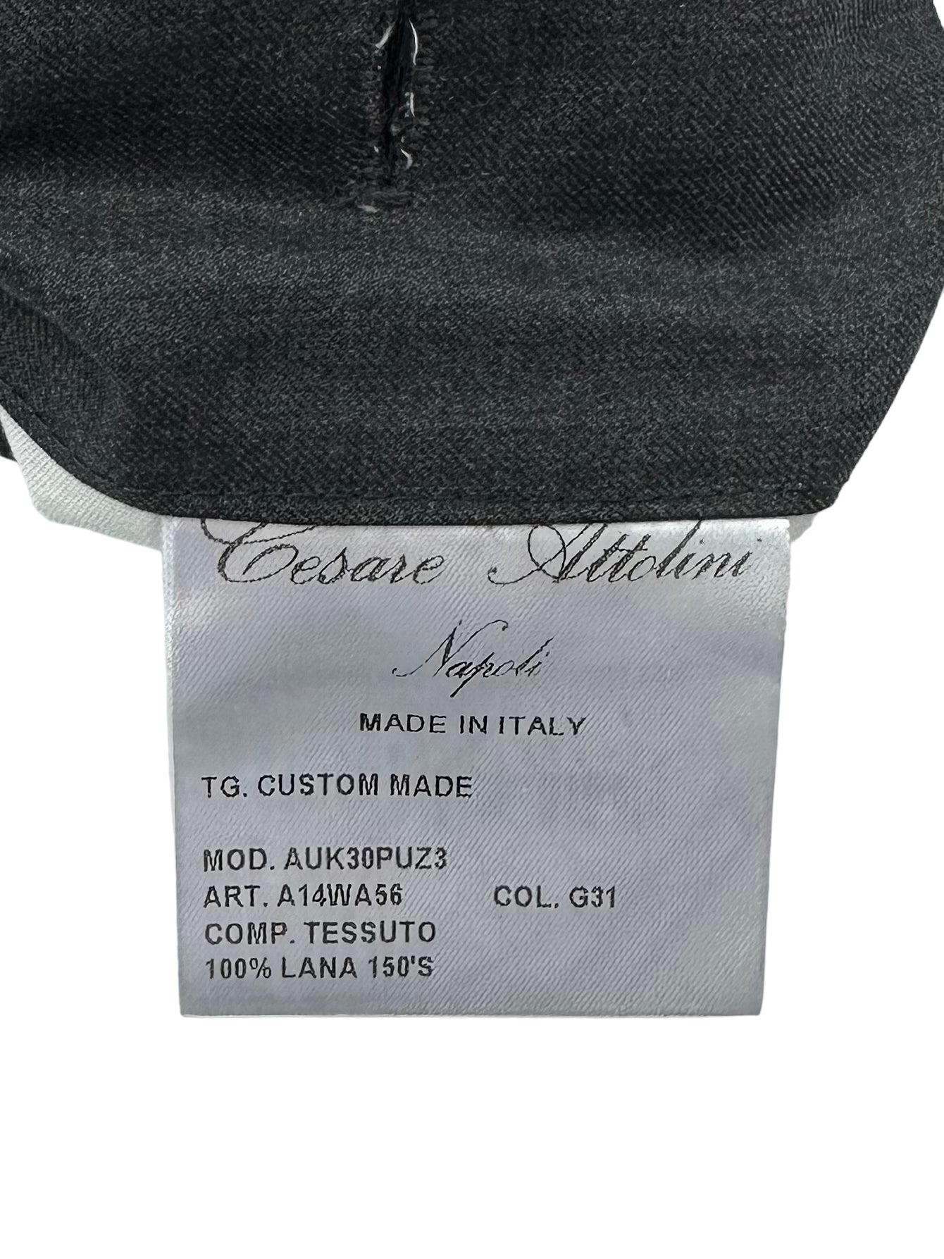 Cesare Attolini Grey S150's Trousers