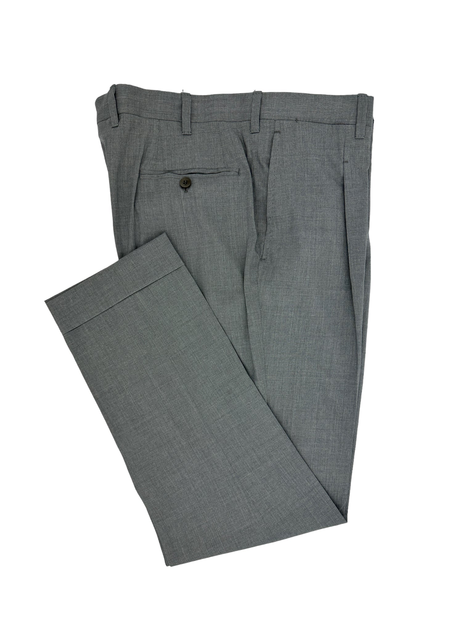 Orazio Luciano Light Grey Wool & Silk Blend Suit