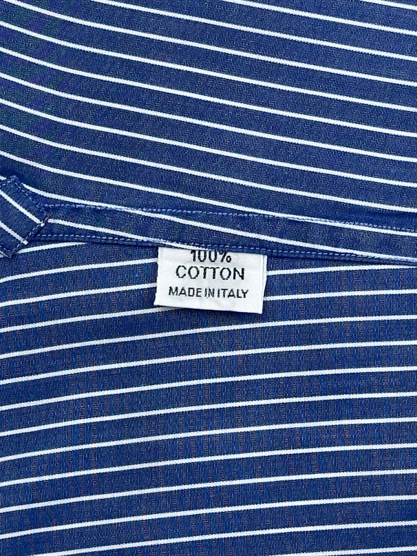 Fray Royal Blue Contrast Collar Shirt