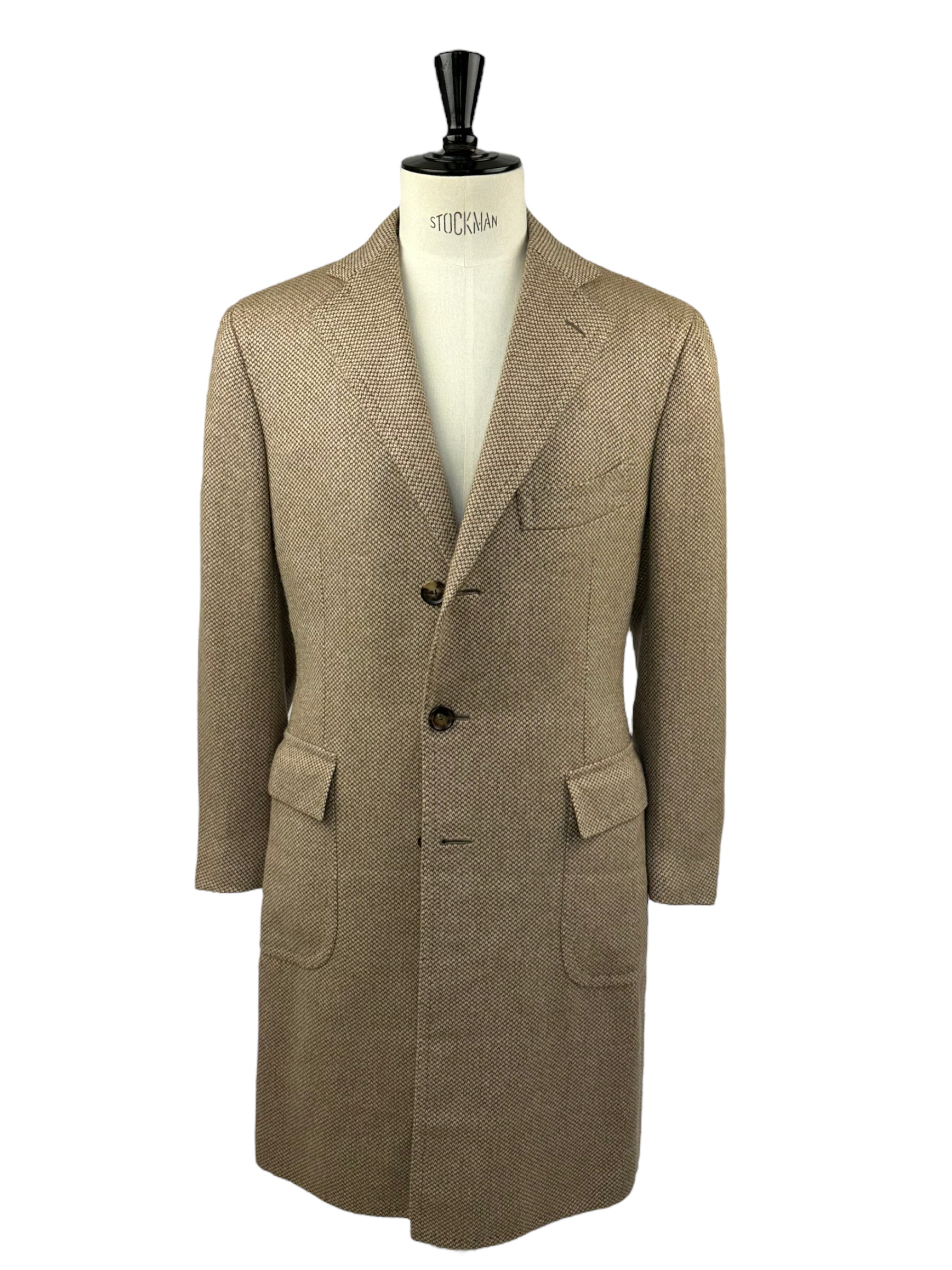 Cesare Attolini Pure Camel Overcoat