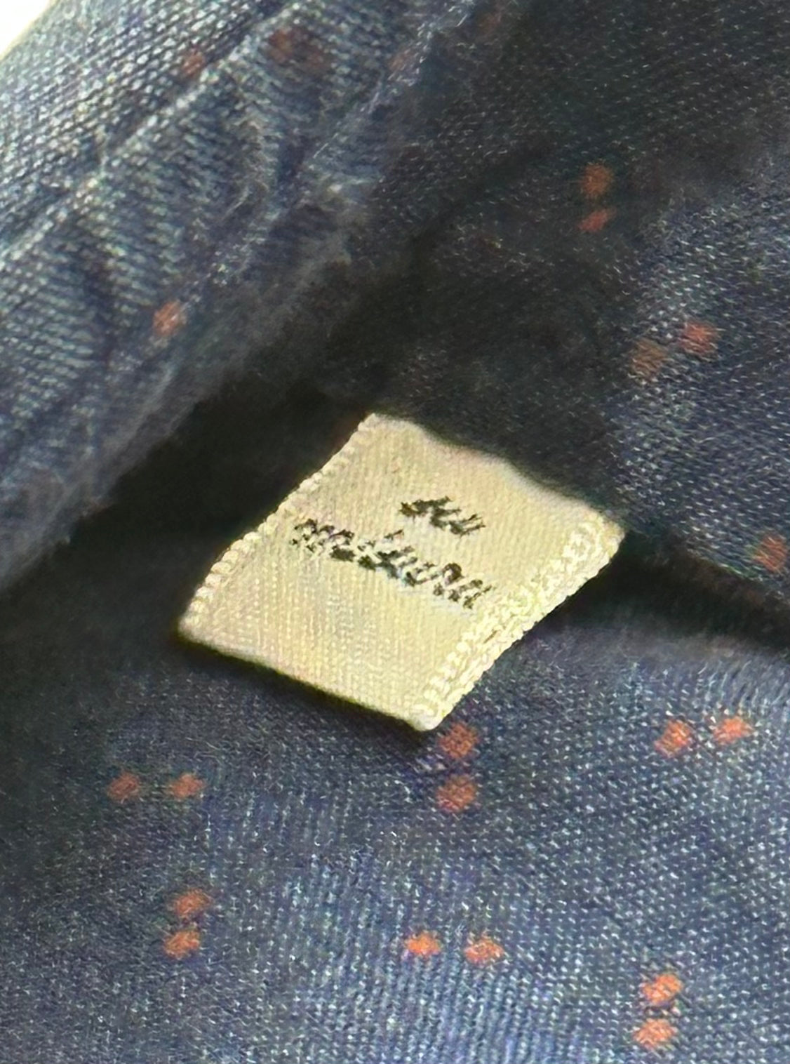 Kiton Denim Floral Pattern Shirt