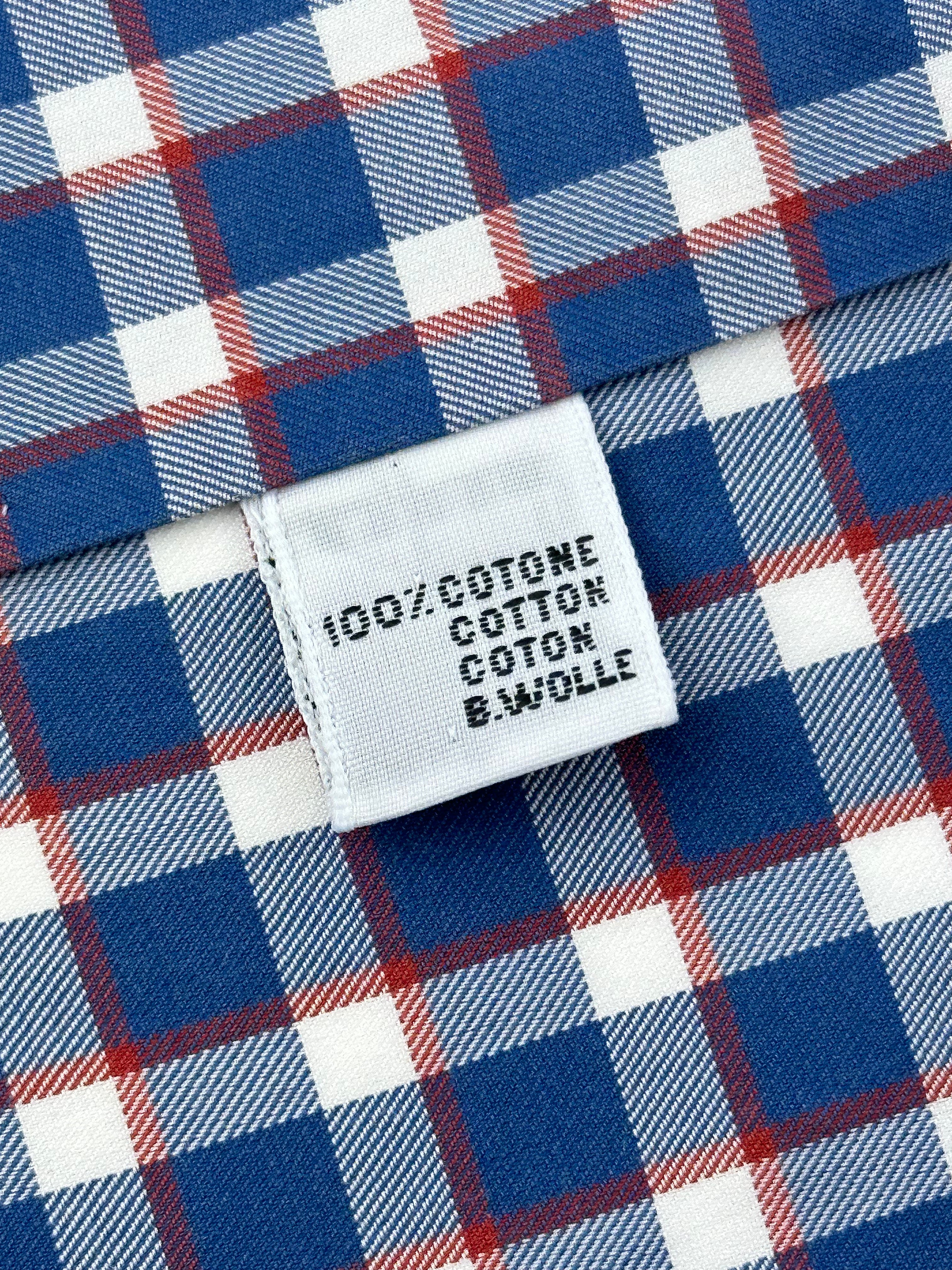 Kiton Gingham Check Shirt