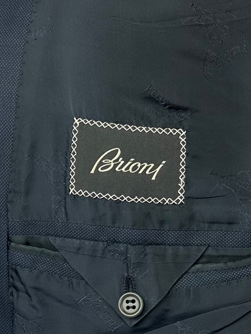 Brioni Navy Parlemento Suit