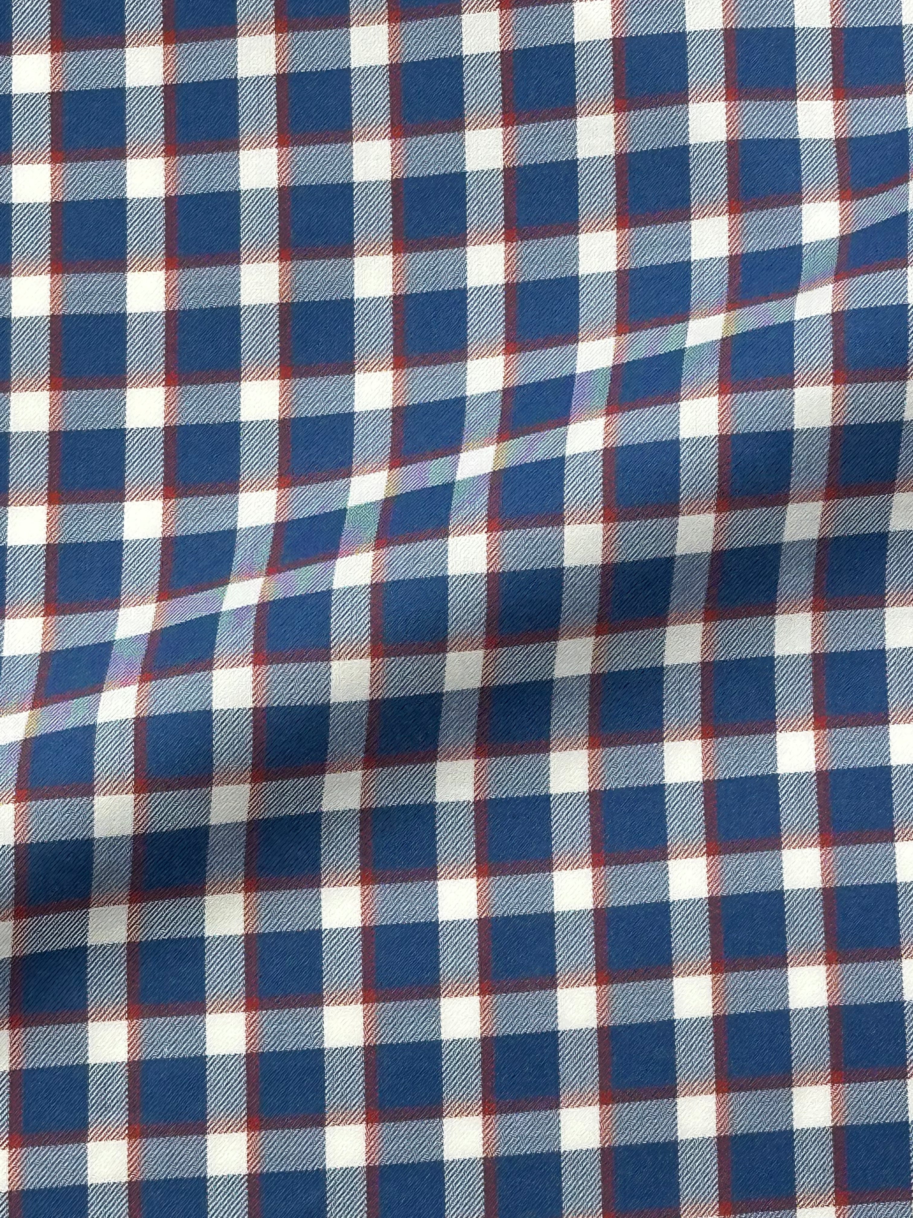 Kiton Gingham Check Shirt