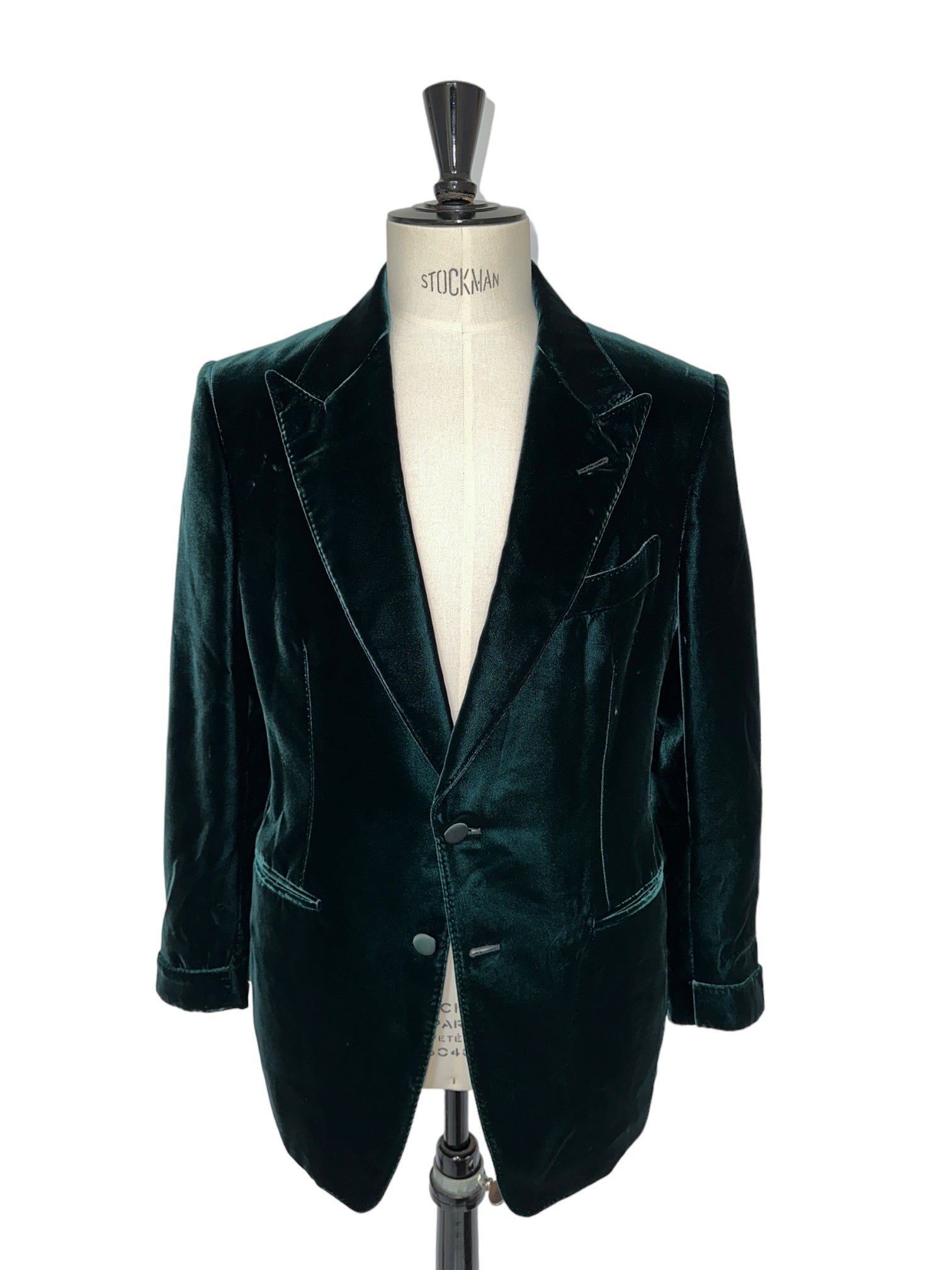 Tom Ford Emerald Green Velvet Smoking Jacket