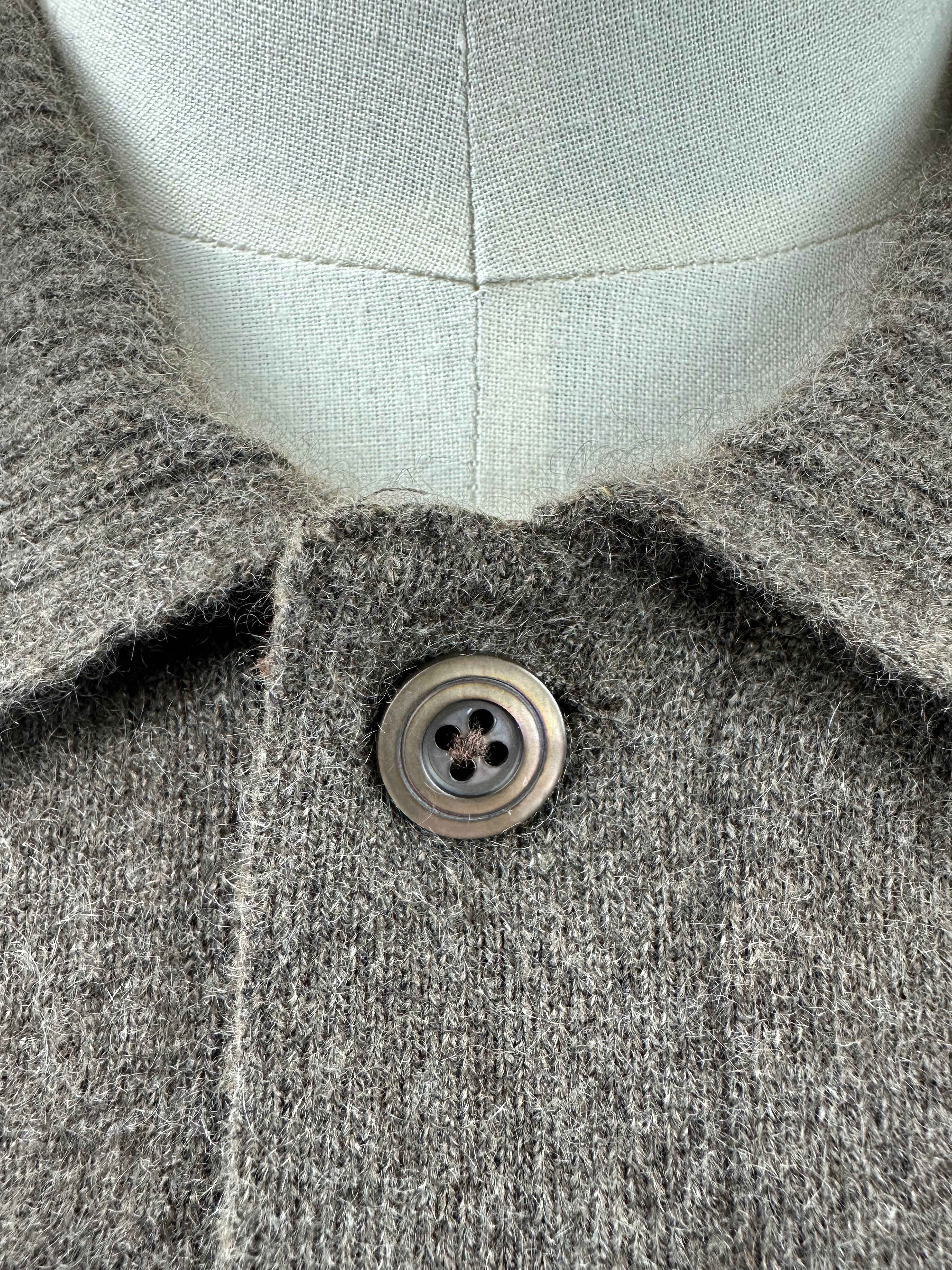 Tom Ford Brown Cashmere Long-Sleeve Polo