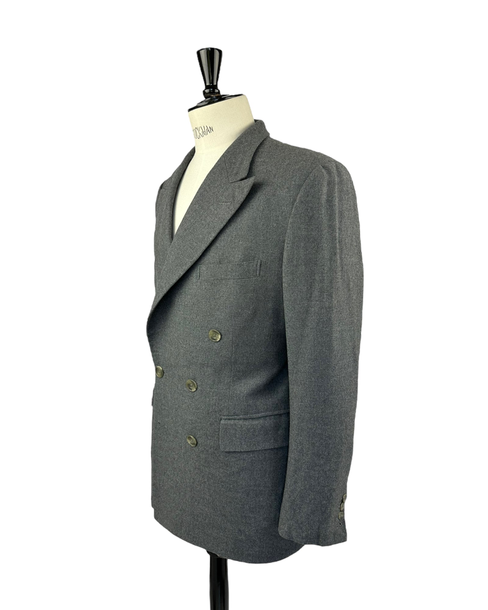 Edward Sexton Vintage Double-Breasted Flannel Jacket