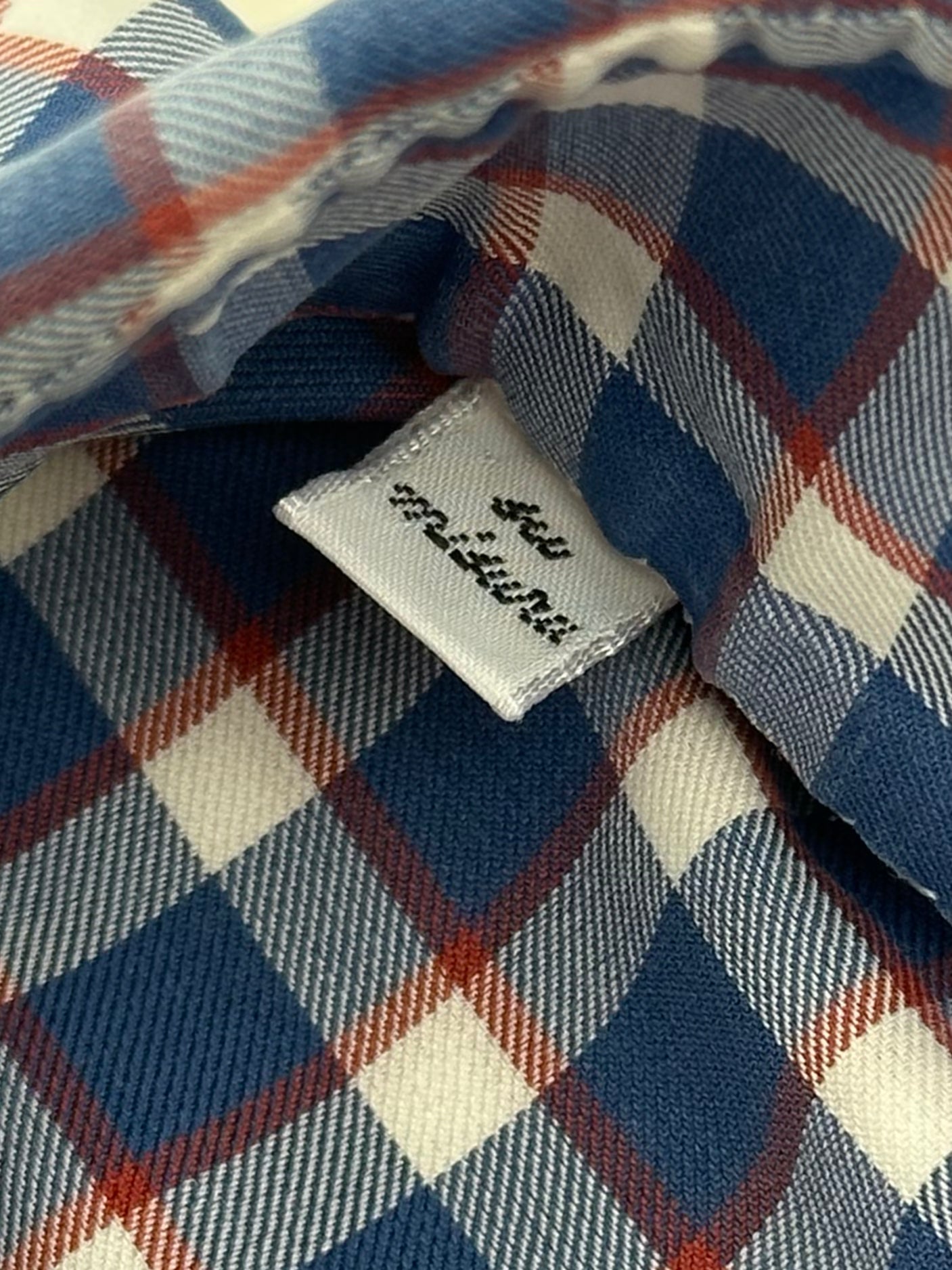 Kiton Gingham Check Shirt