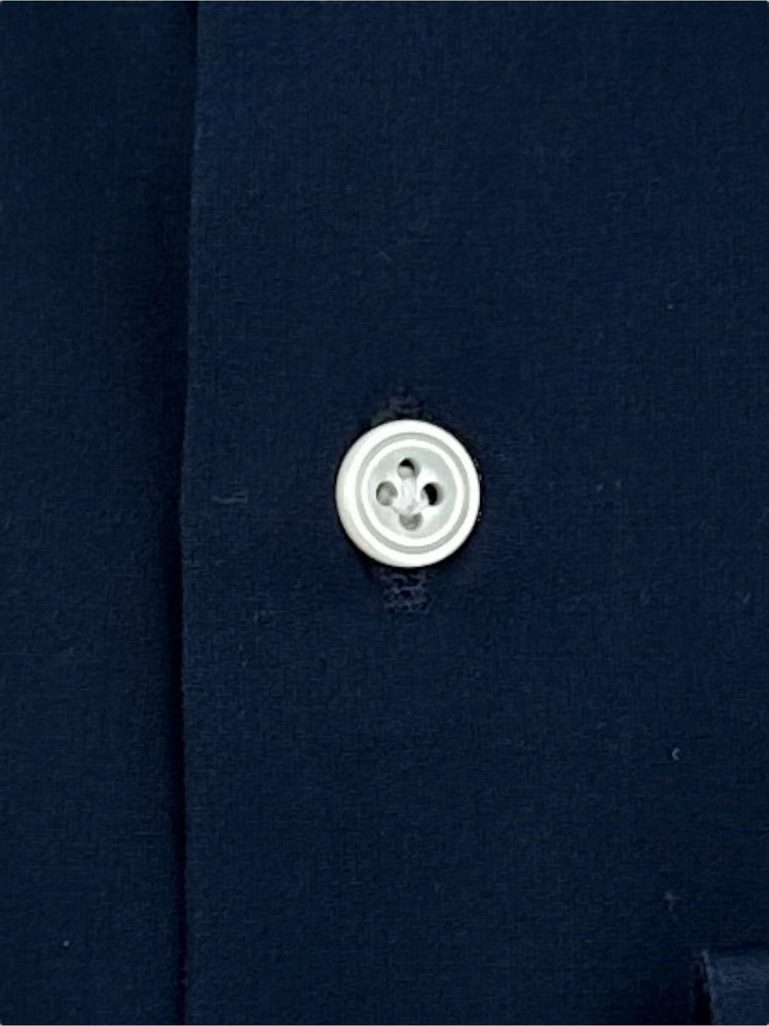 Finamore Navy Cotton Shirt