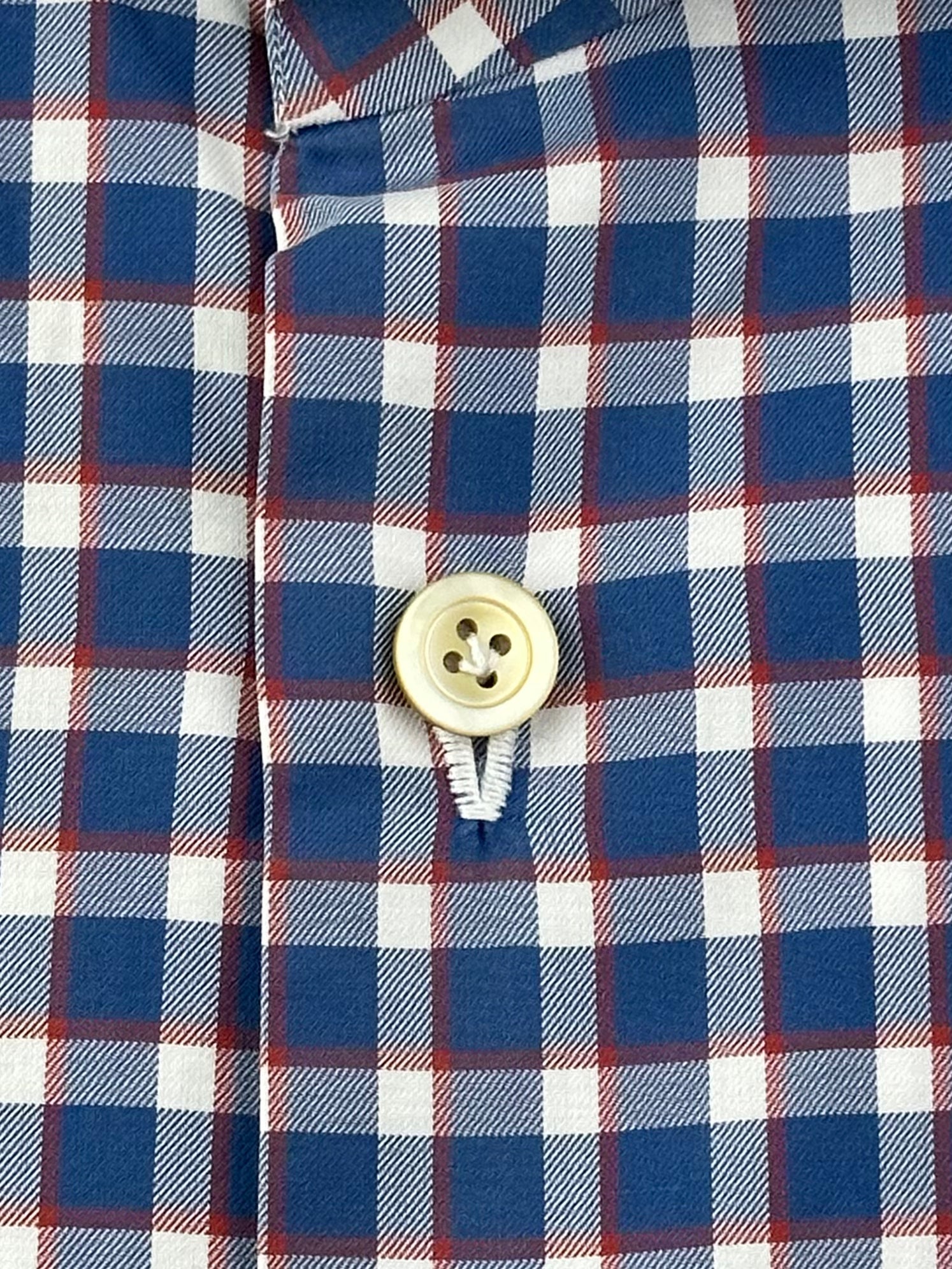 Kiton Gingham Check Shirt