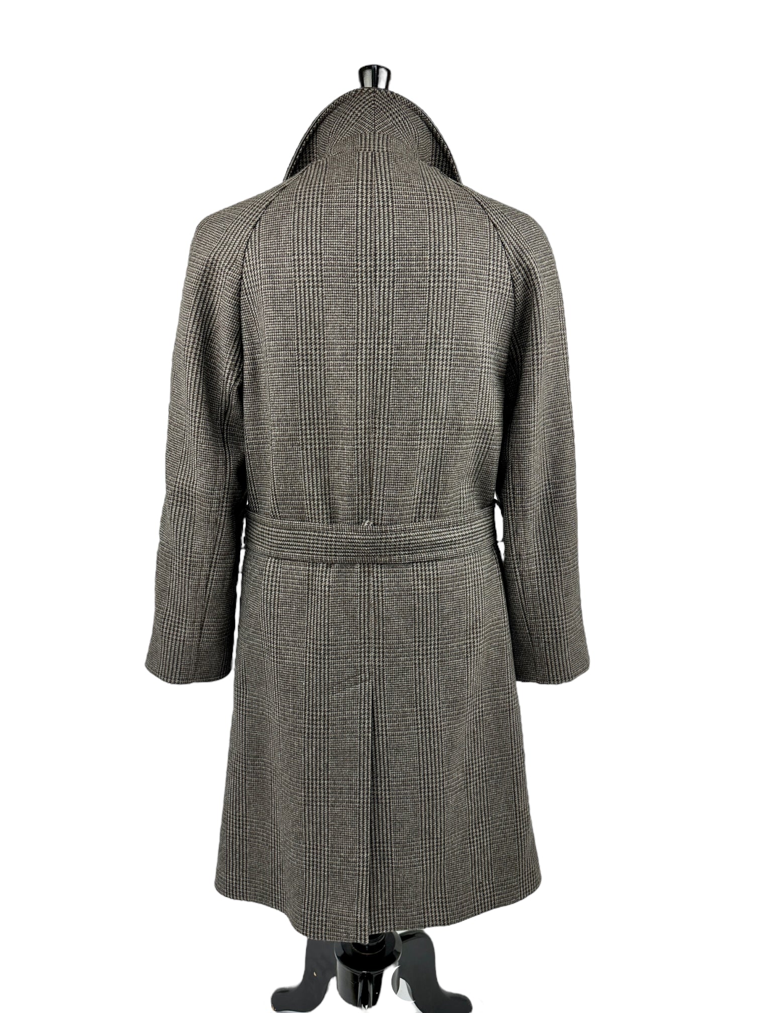 Tom Ford Brown Check Overcoat