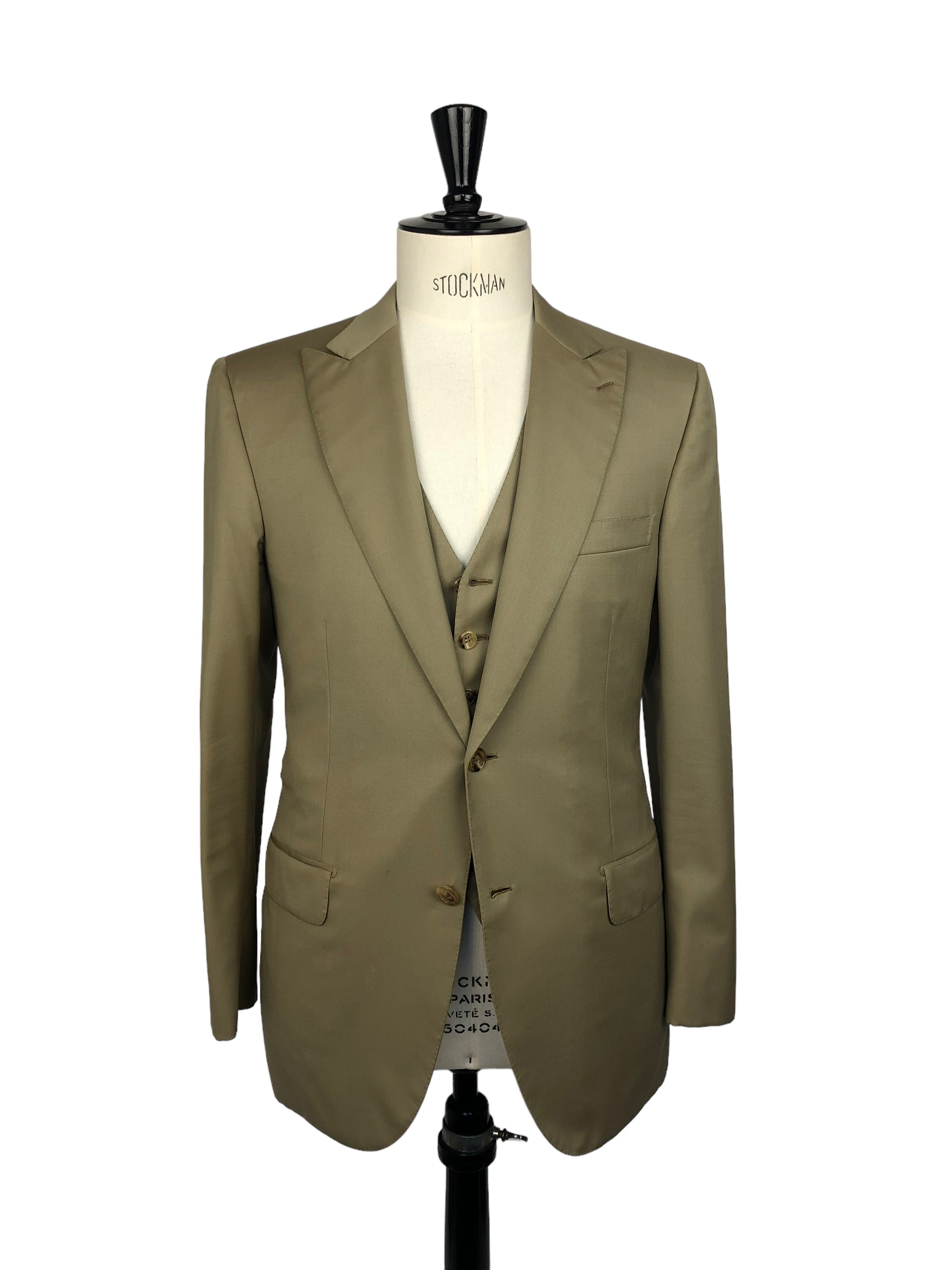 Brioni Gold Three-Piece Suit