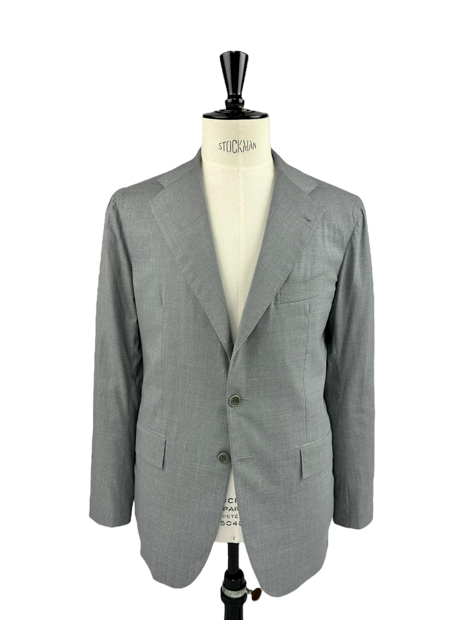Orazio Luciano Light Grey Wool & Silk Blend Suit