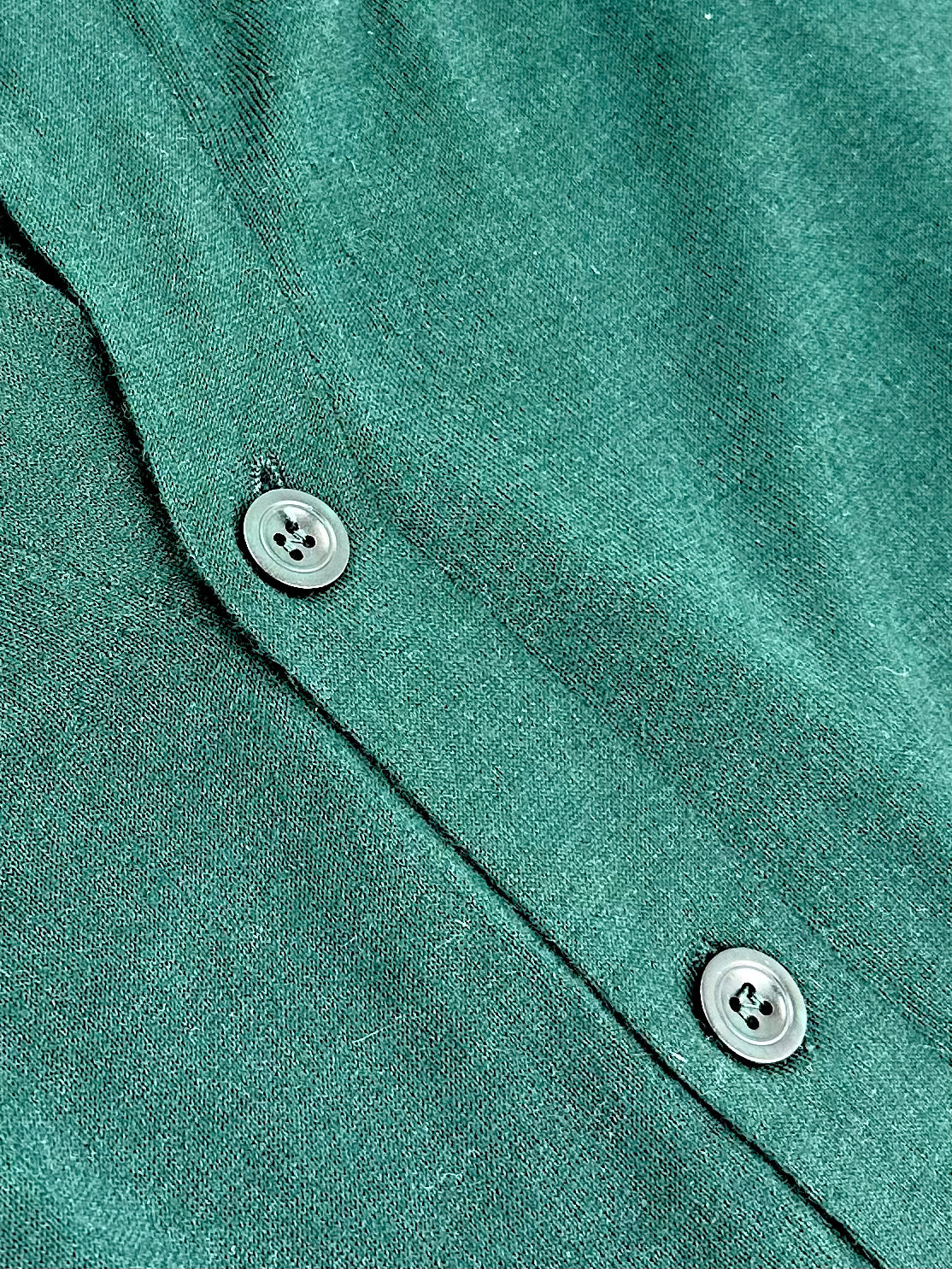 Kiton Forest Green Cashmere & Silk Blend Cardigan