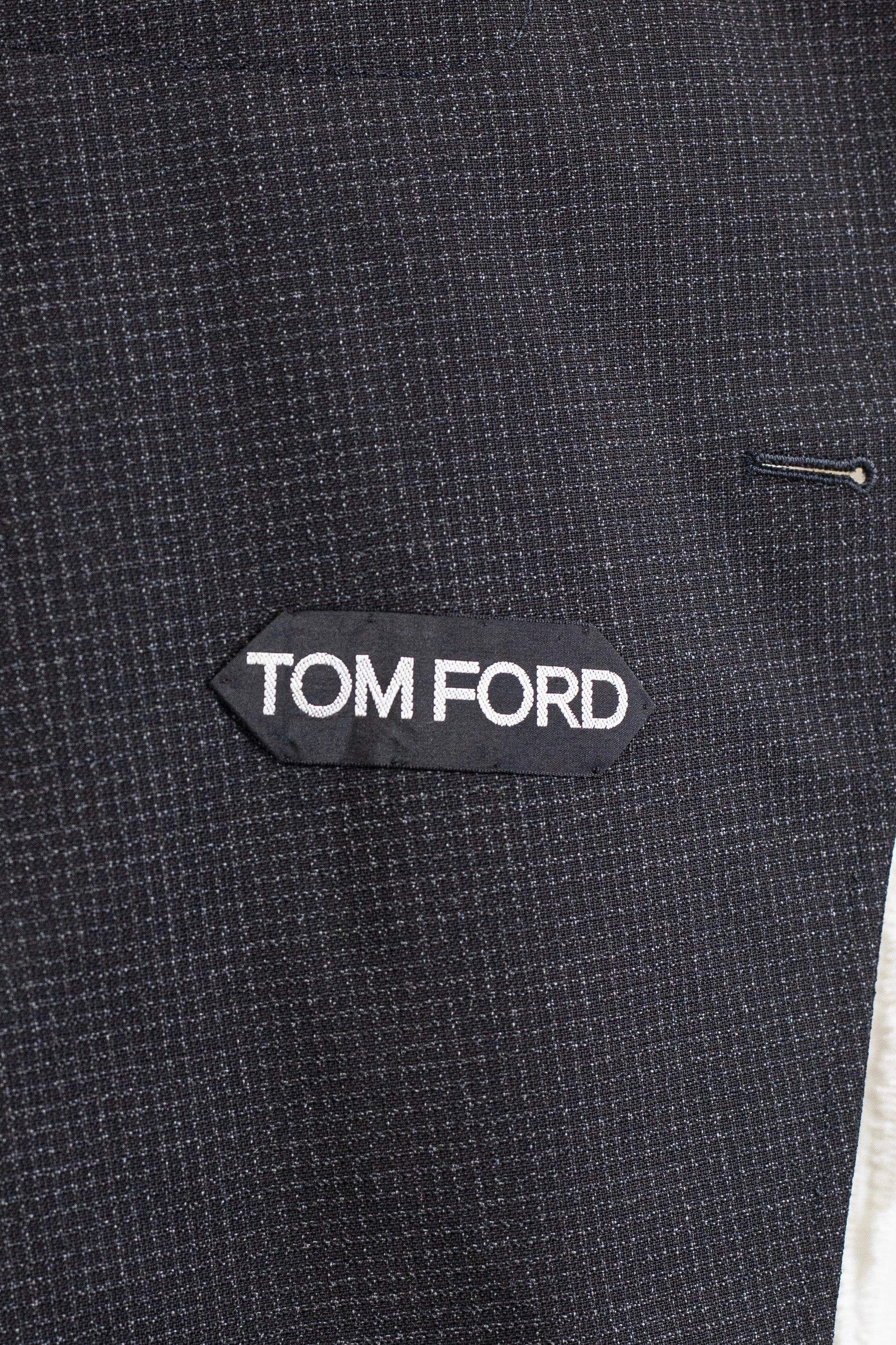 Tom Ford Black Micro-Structure Jacket