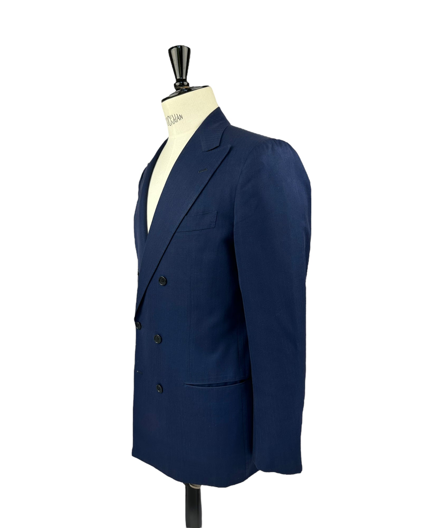Kiton Blue Double Breasted Summer Solaro Suit