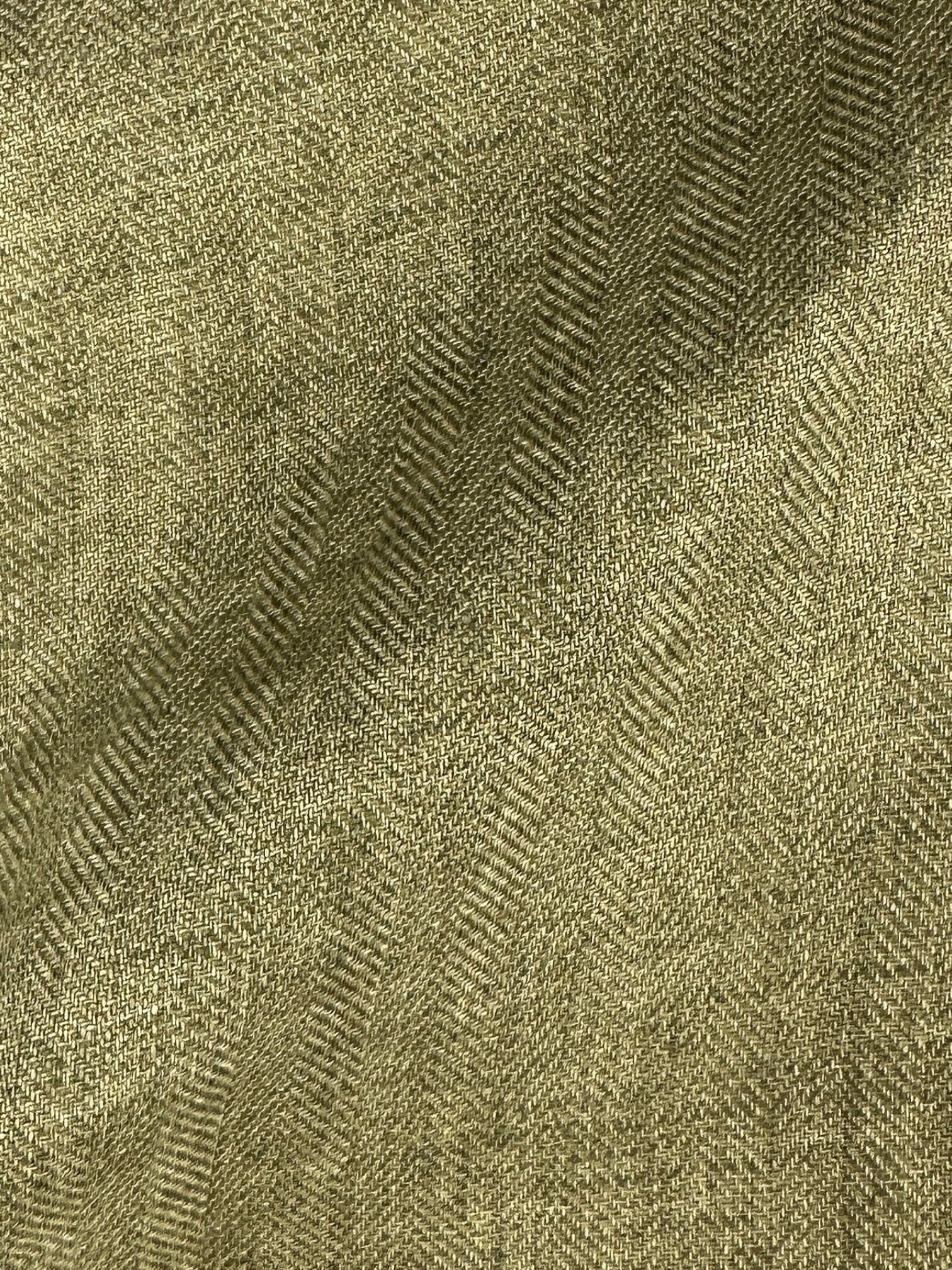 Cesare Attolini Olive Green Linen Jacket