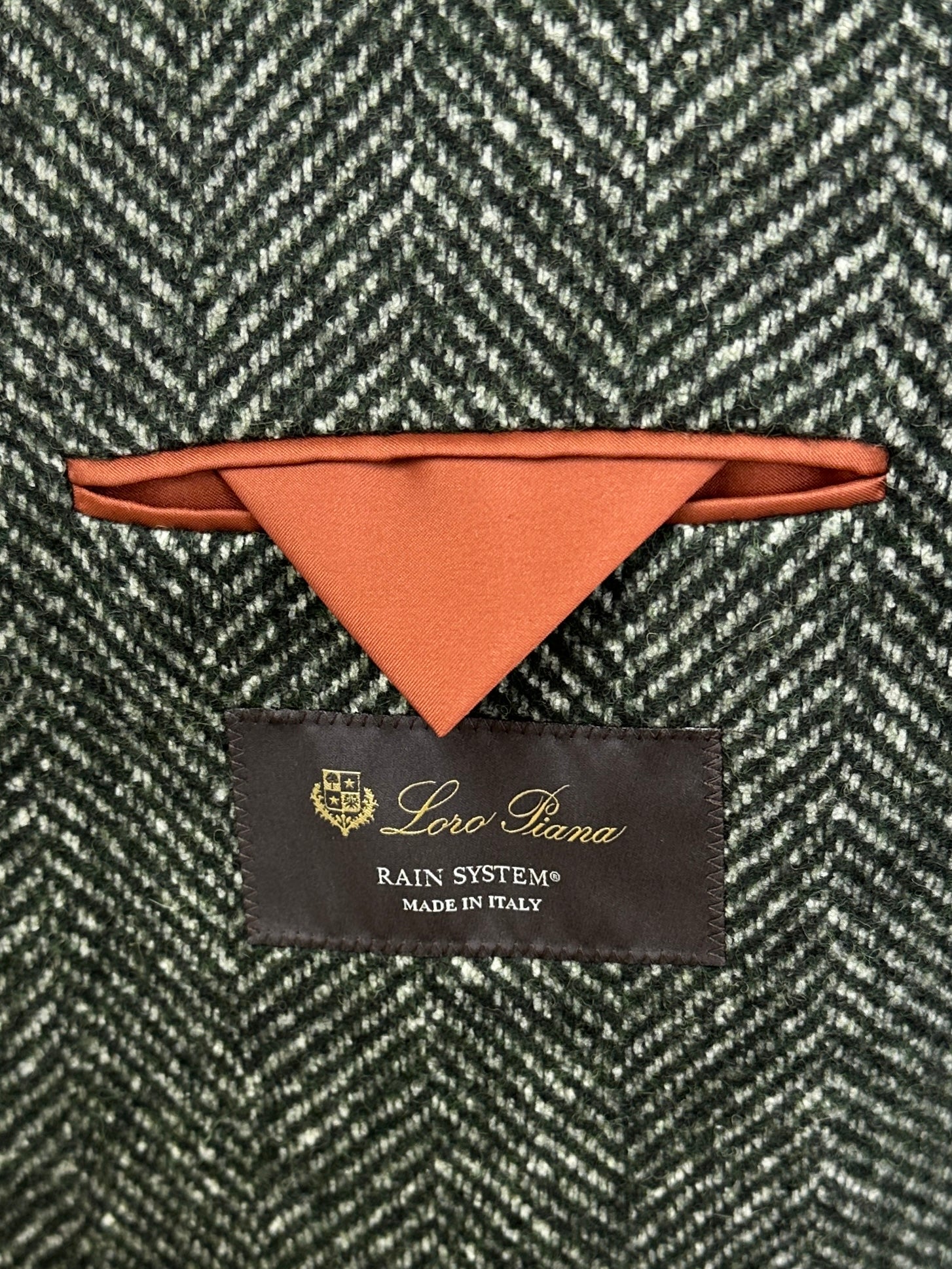 Loro Piana Green Rain System Overcoat