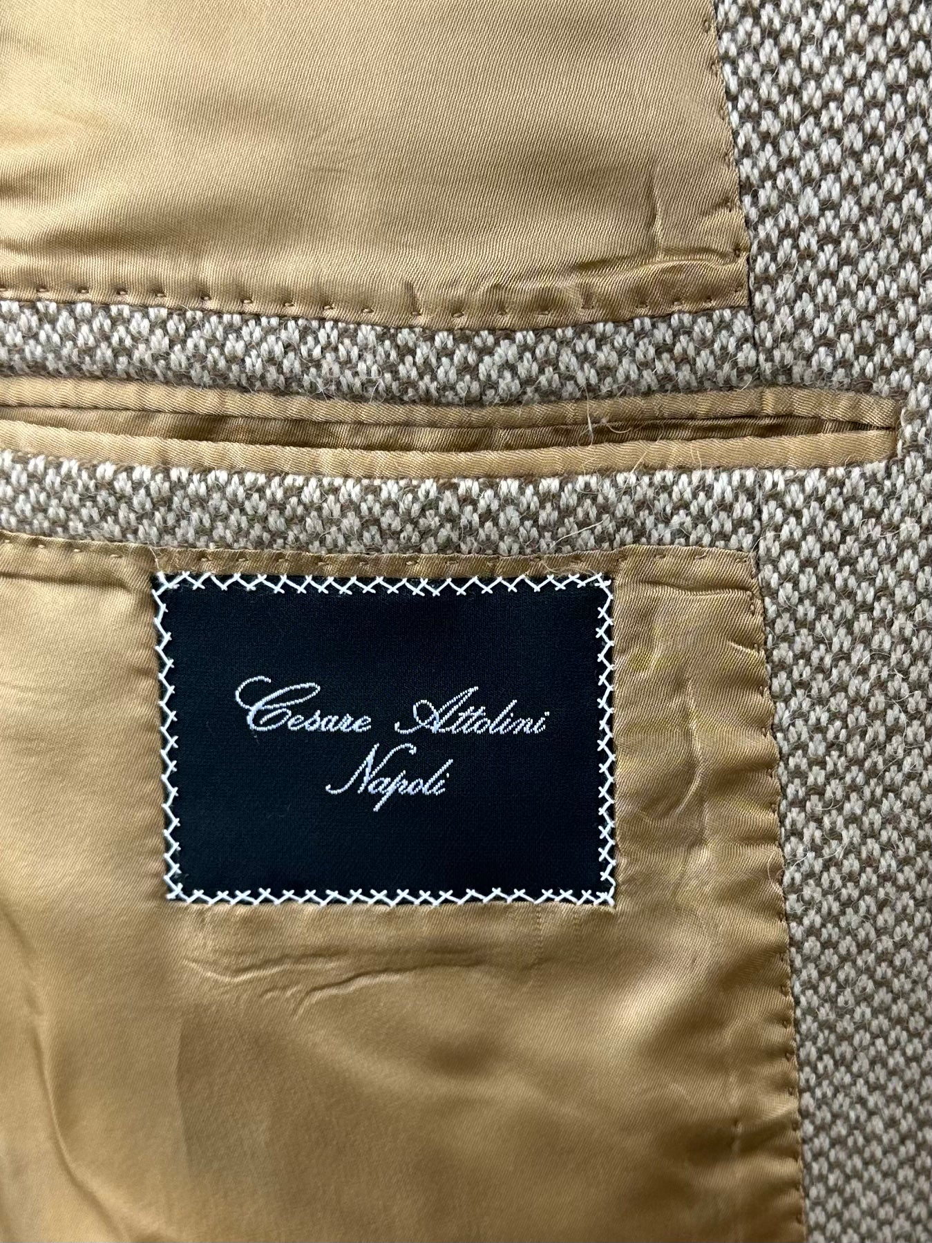 Cesare Attolini Pure Camel Overcoat