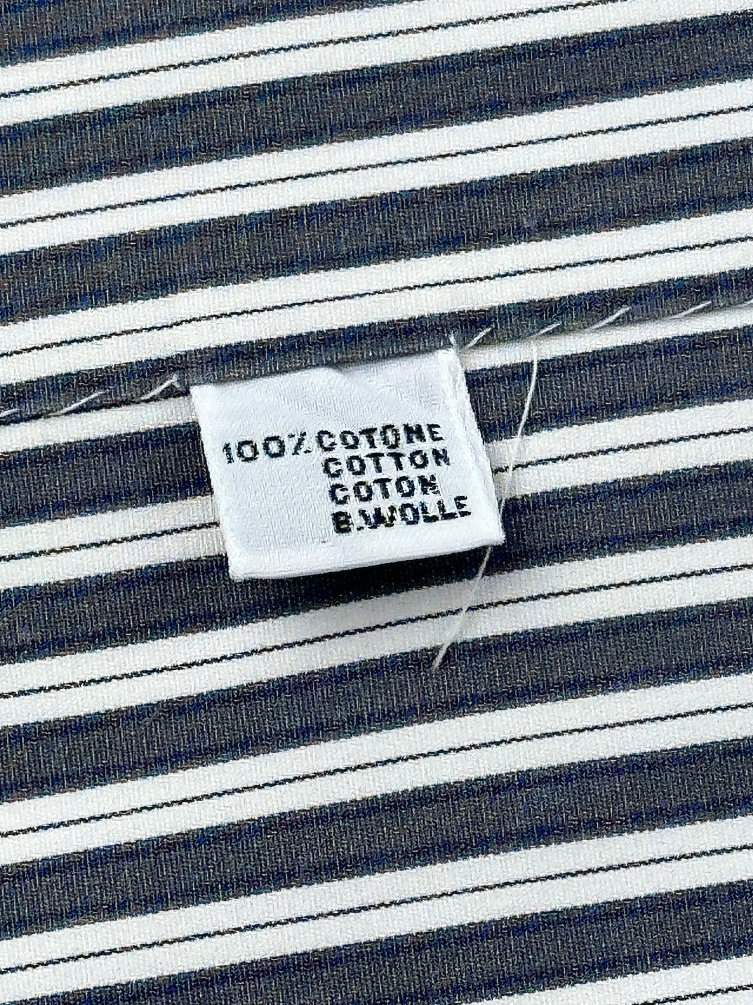 Kiton Navy Bengal Stripe Shirt