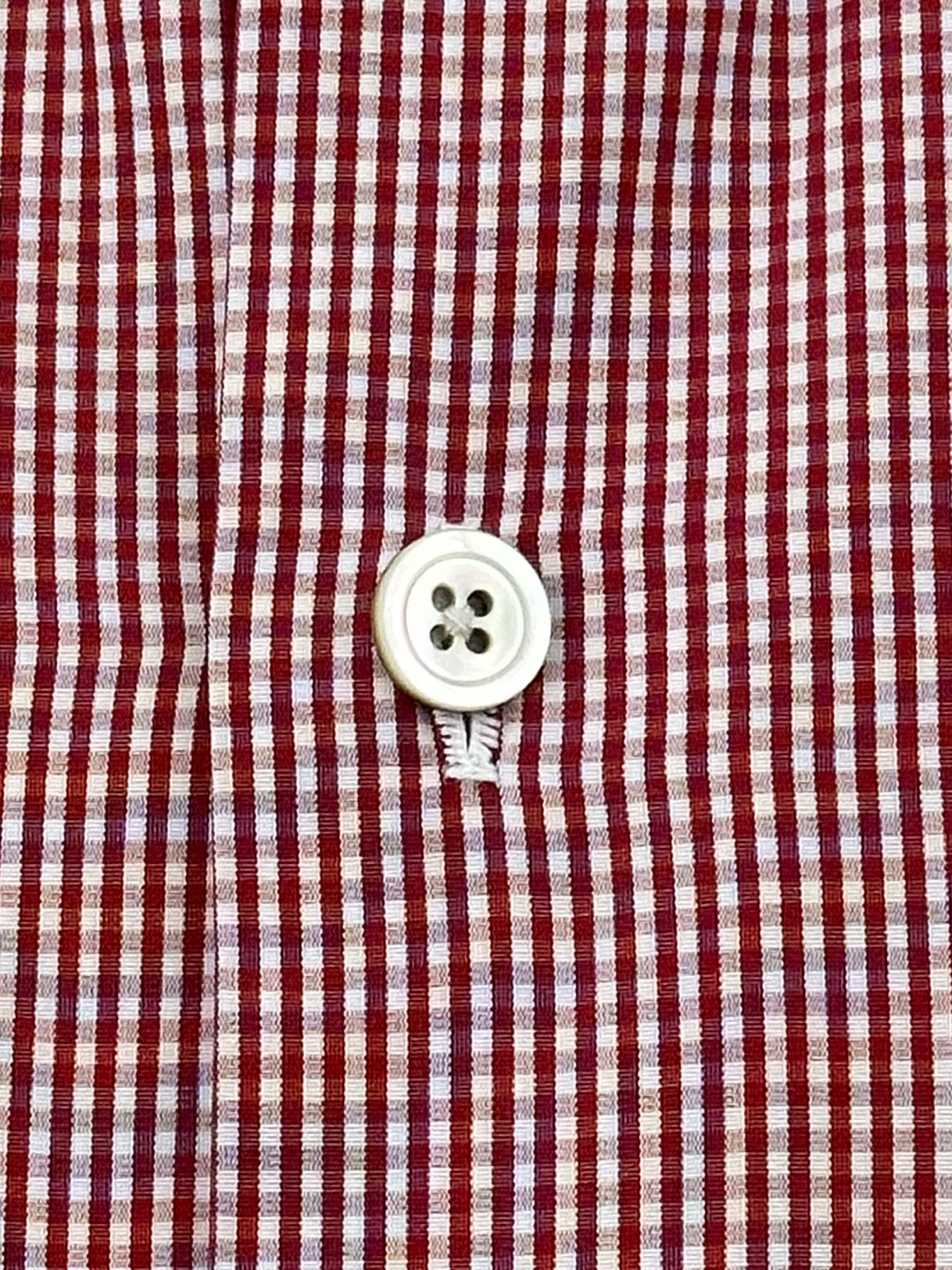 Kiton Gingham Check Shirt