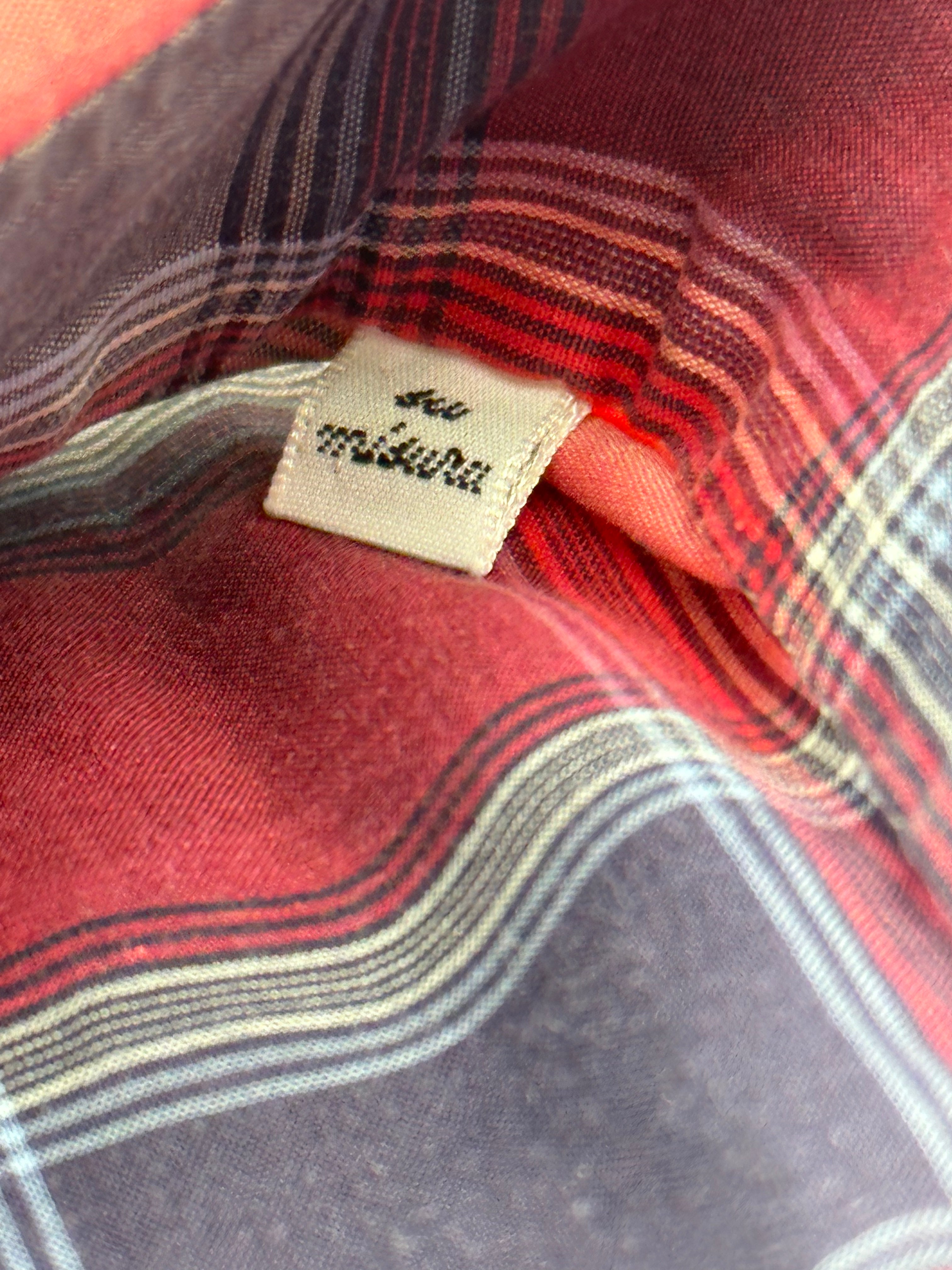 Kiton Tartan Check Shirt