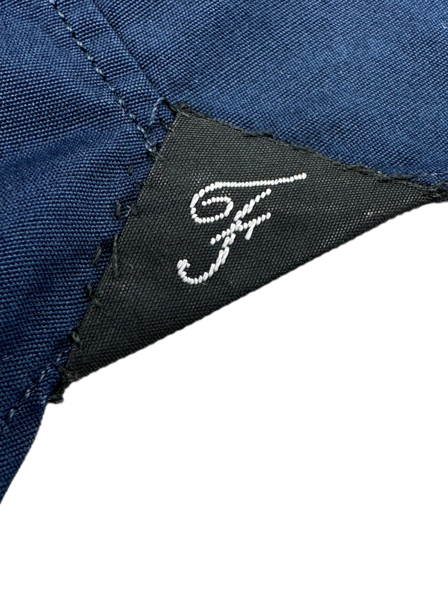 Finamore Navy Cotton Shirt