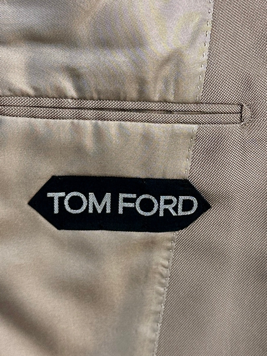 Tom Ford Beige Atticus Silk Suit