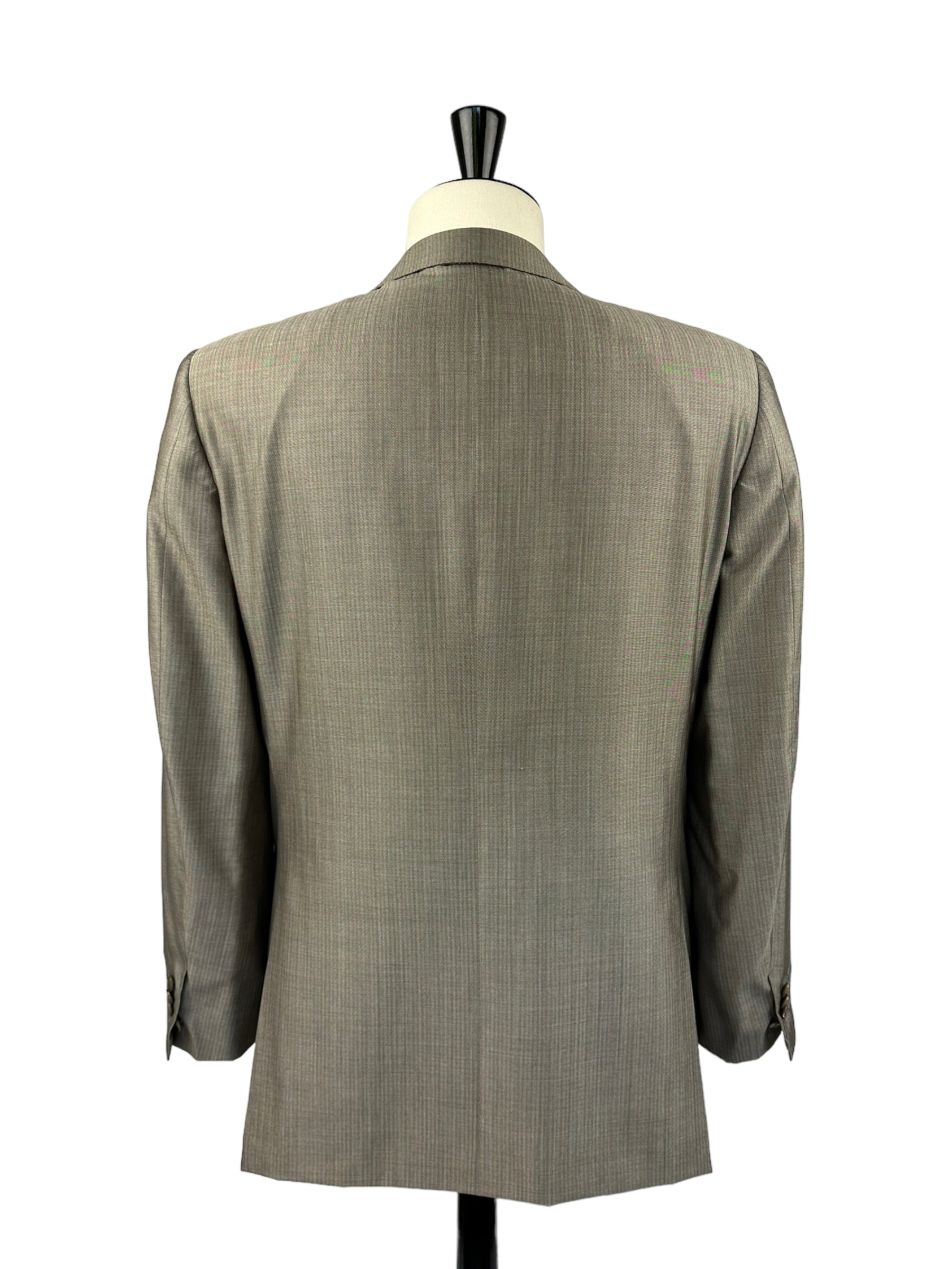 Ermenegildo Zegna Taupe Silk Blend Suit