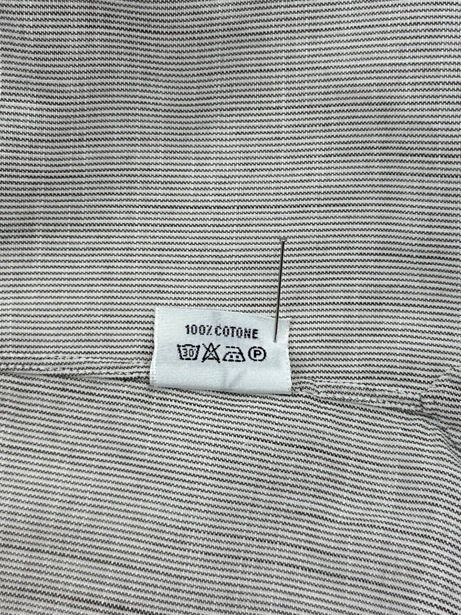 Cesare Attolini Light Brown Pinstripe Shirt
