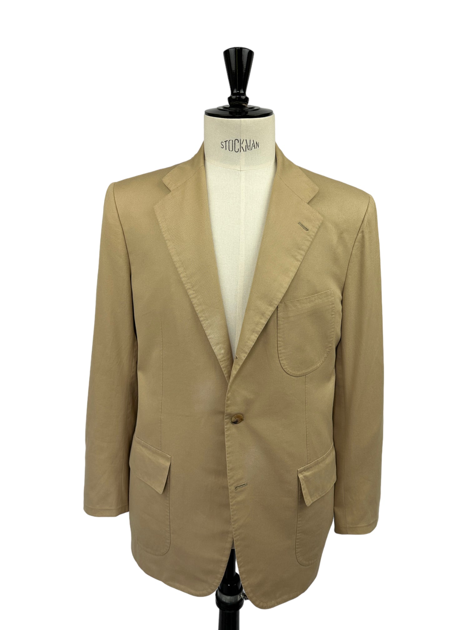 Kiton Beige Safari Style Cotton Jacket
