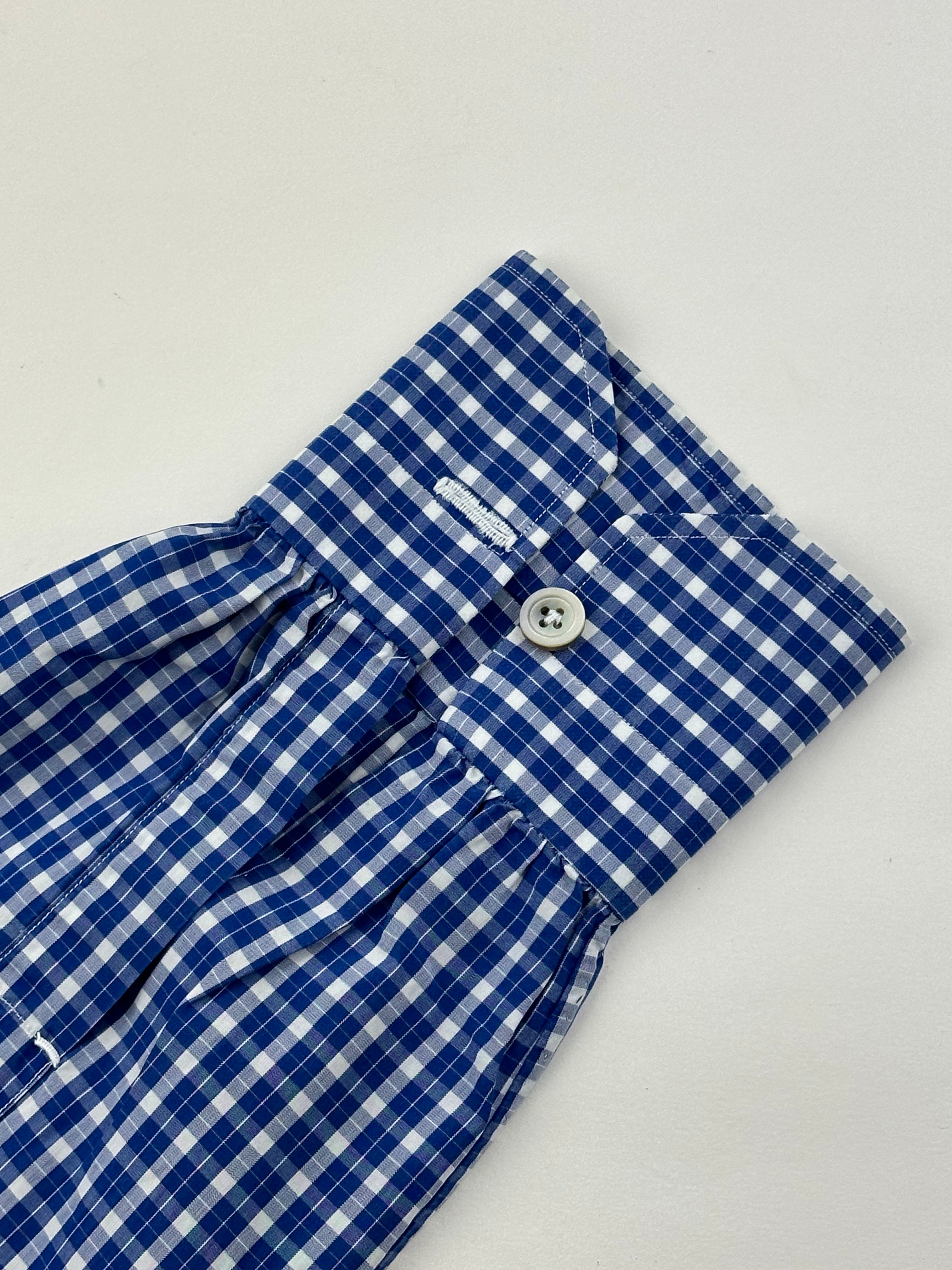 Kiton Gingham Check Shirt
