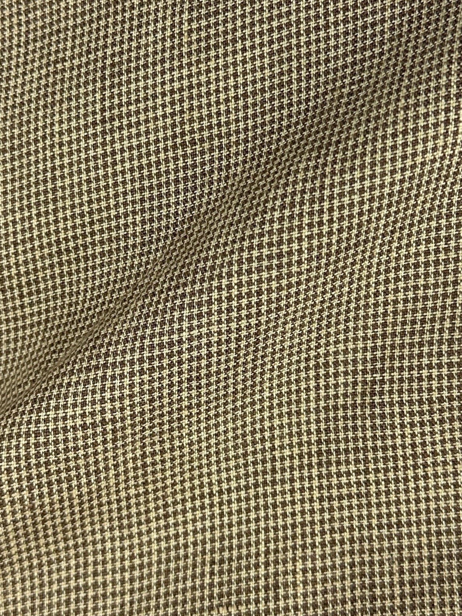 Cesare Attolini Brown Puppytooth Linen Jacket