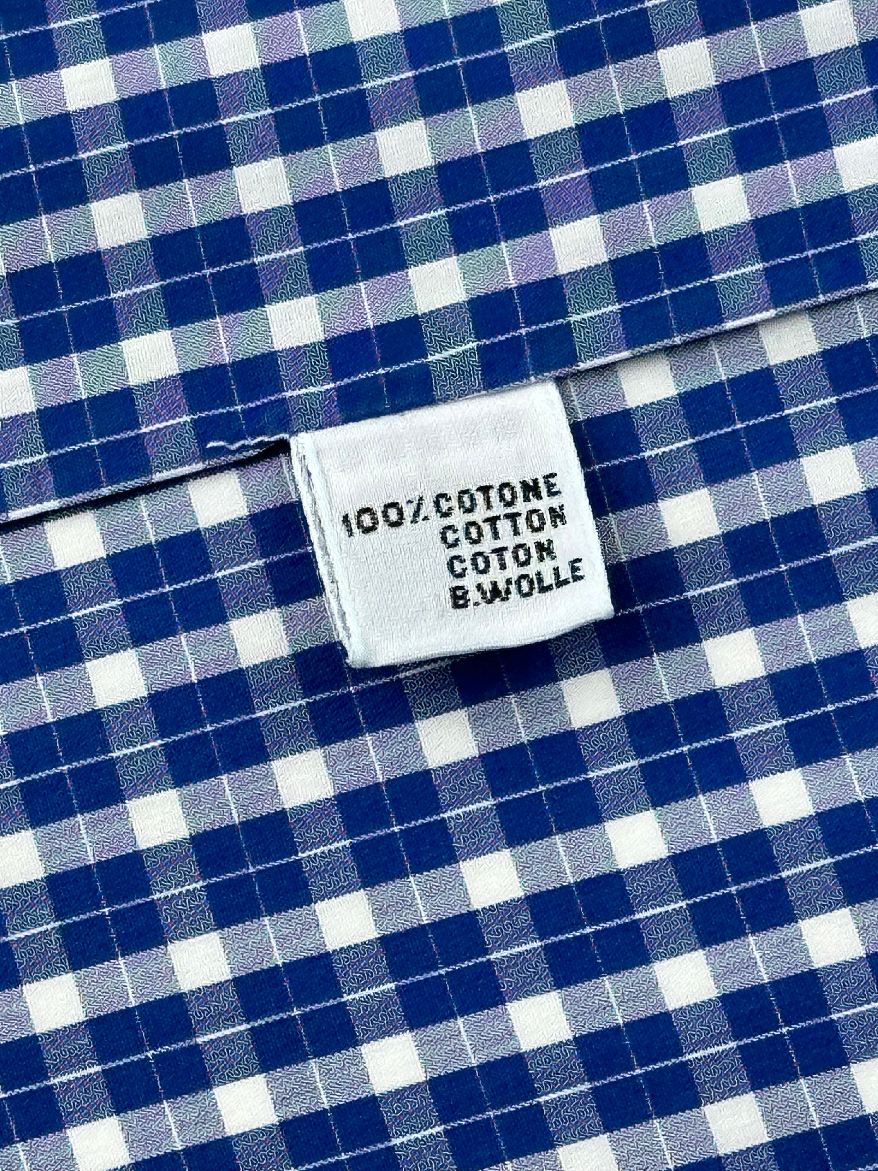 Kiton Gingham Check Shirt