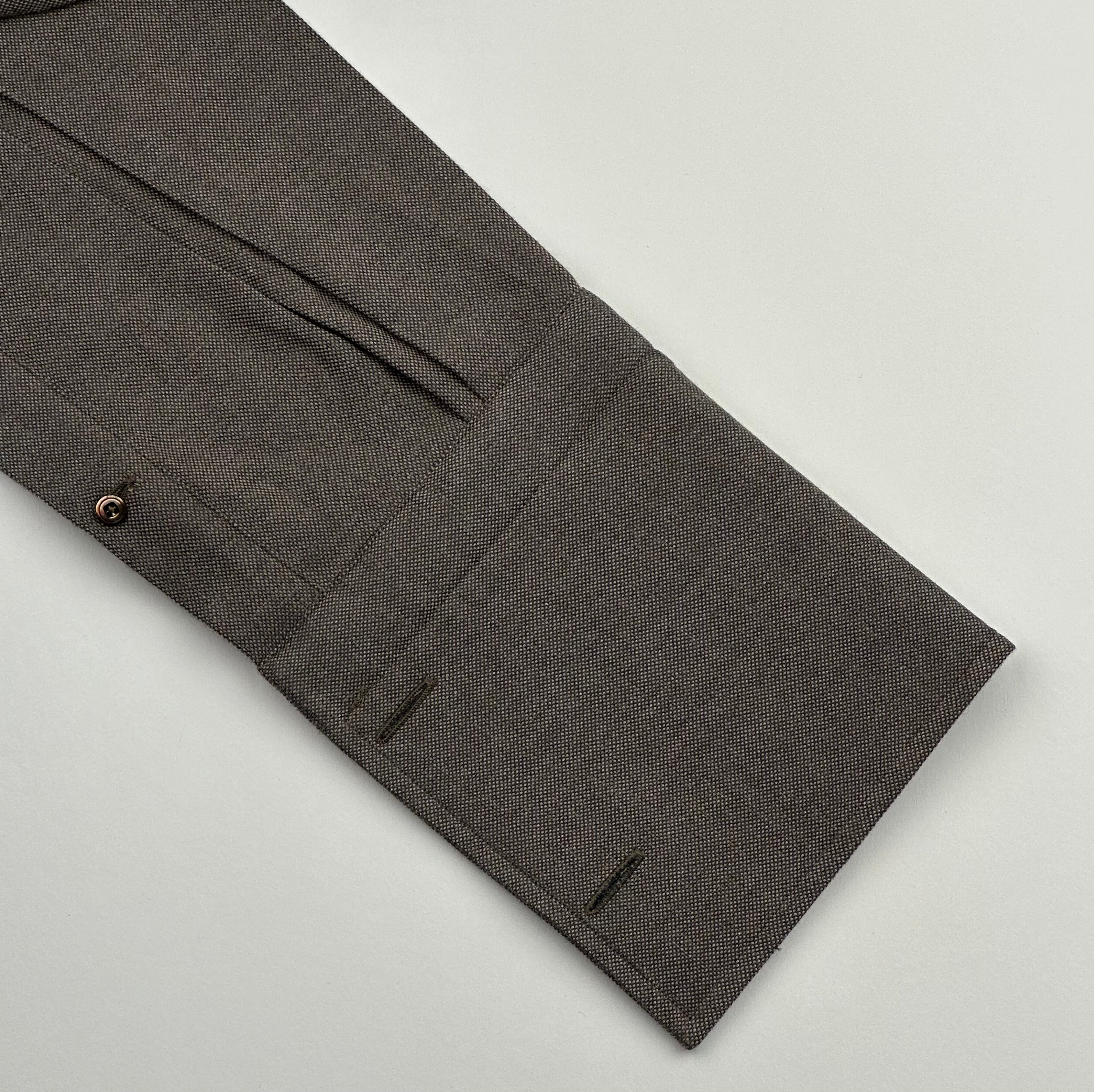 Tom Ford Brown Tab Collar Shirt